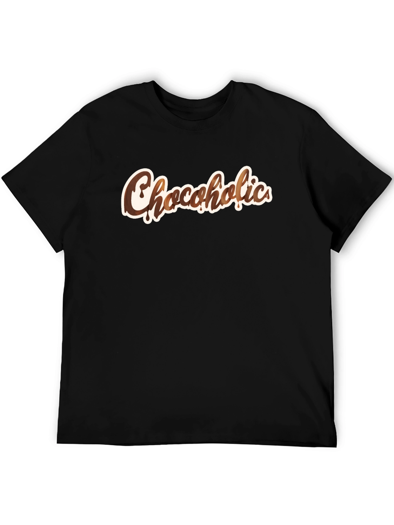 Black Chocoholics Black T-Shirt - Chocolate Lover Apparel view 5