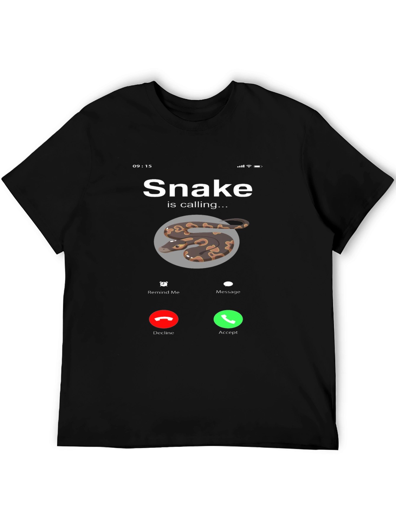 Black Snake is Calling Graphic Tee view 5