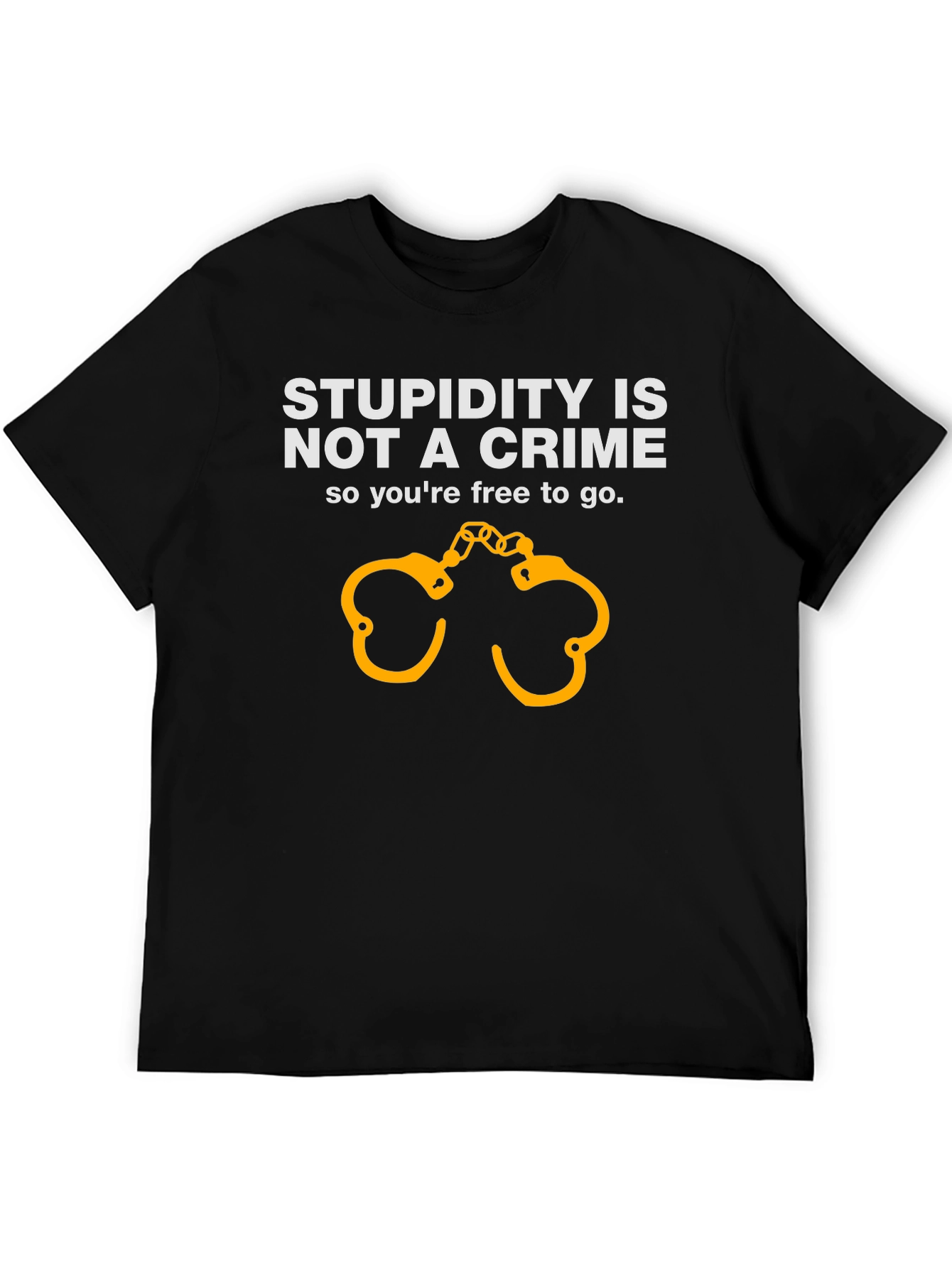 Black Stupidity Is Not a Crime Graphic Tee view 5
