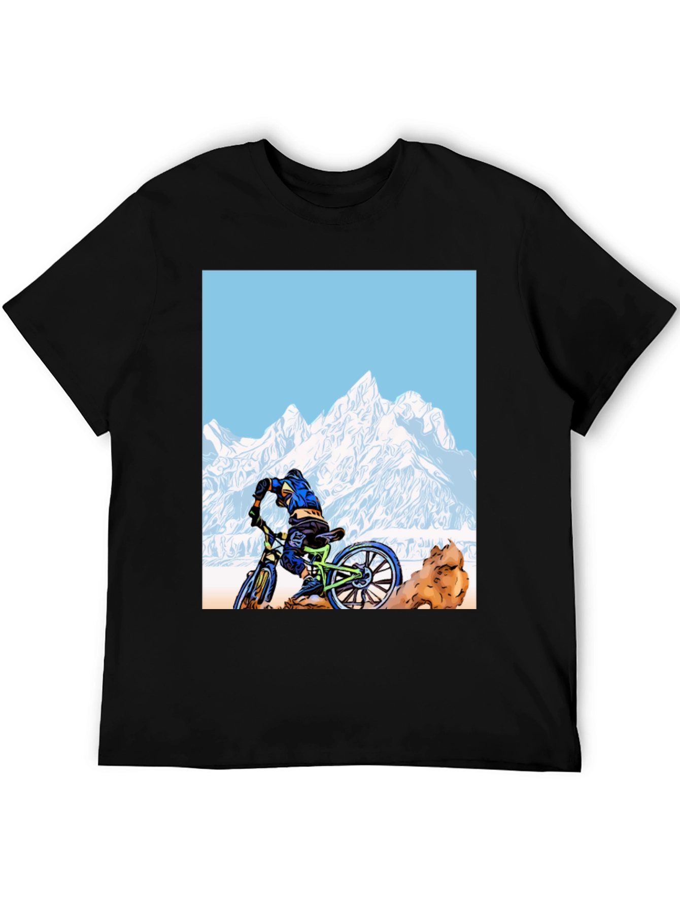 Black Mountain Biker Graphic Tee view 5