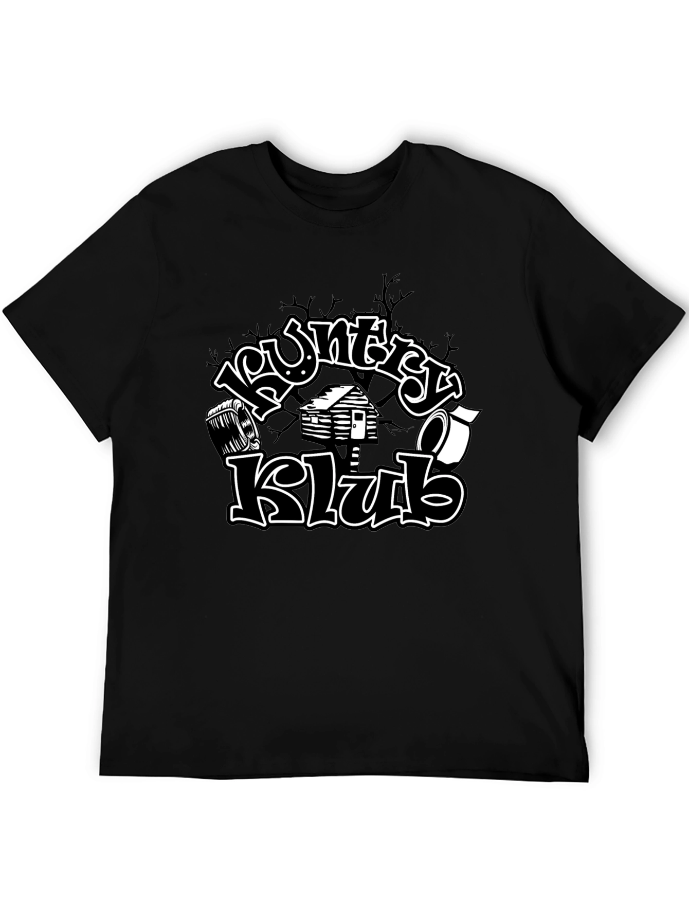 Black Country Klub Black Graphic Tee view 5