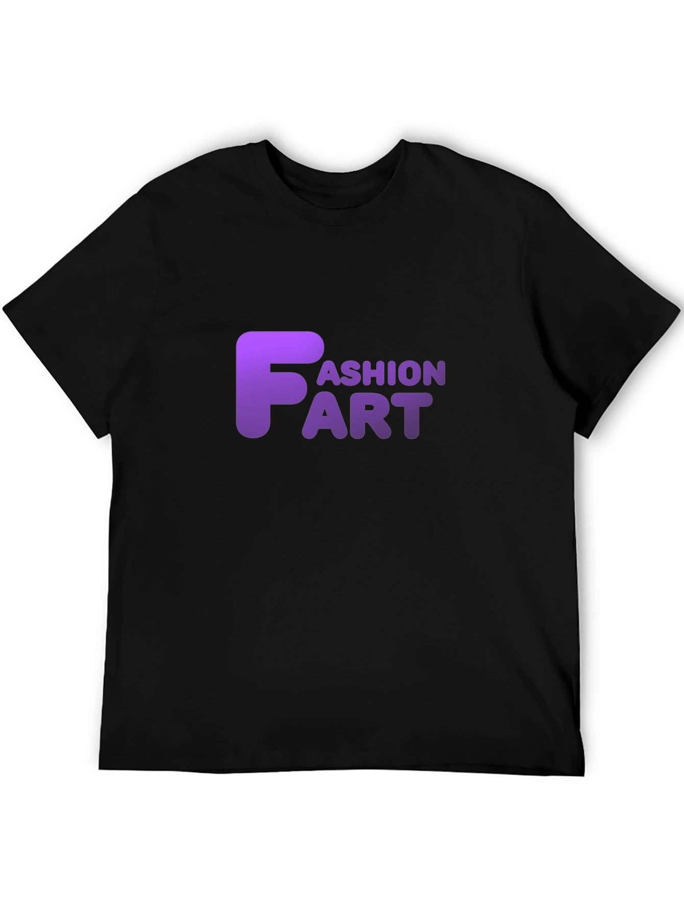 Black Fashion Fart T-Shirt - Funny Novelty Graphic Tee view 5