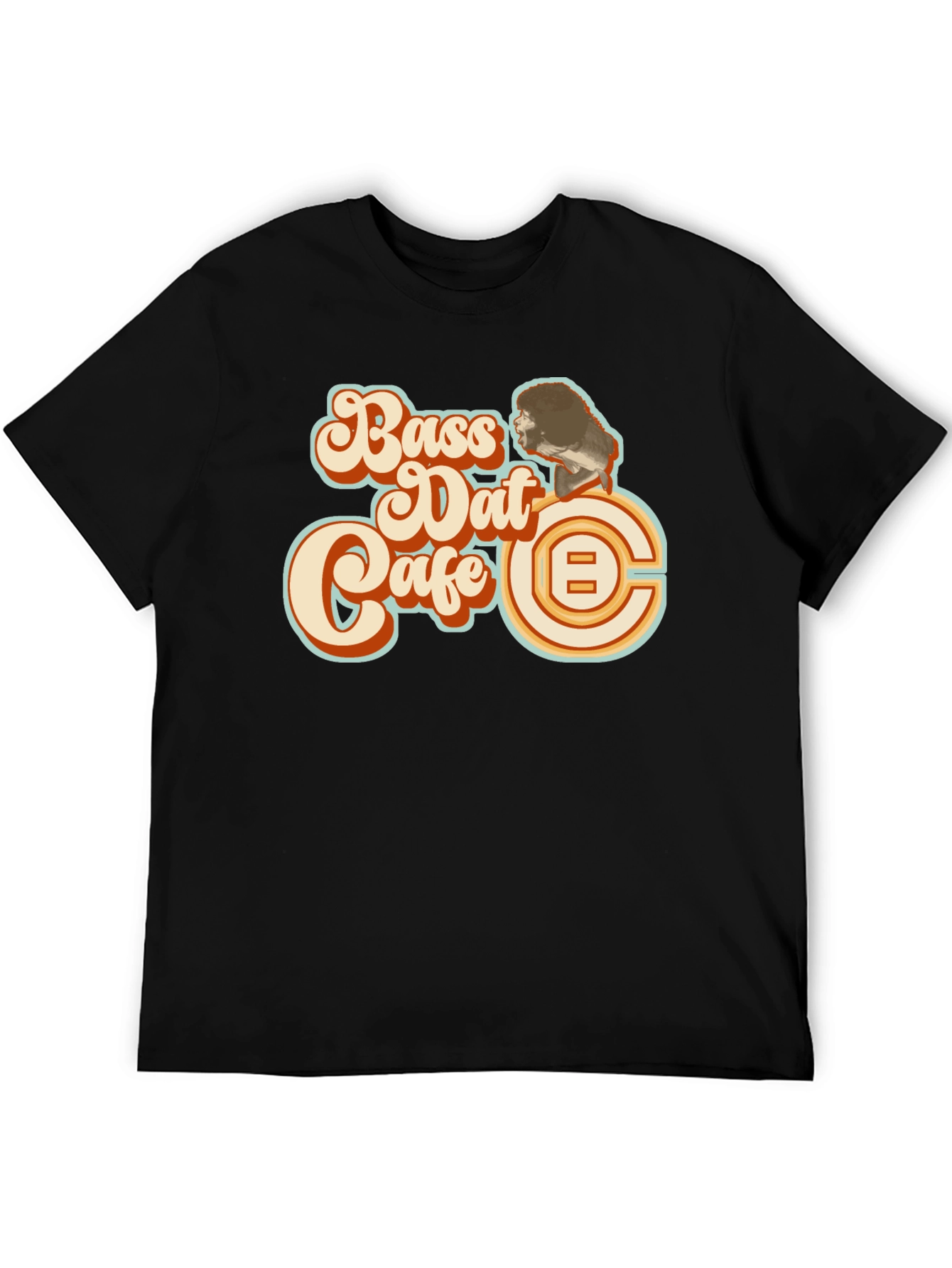 Black Bass Dat Cafe Black T-Shirt view 5