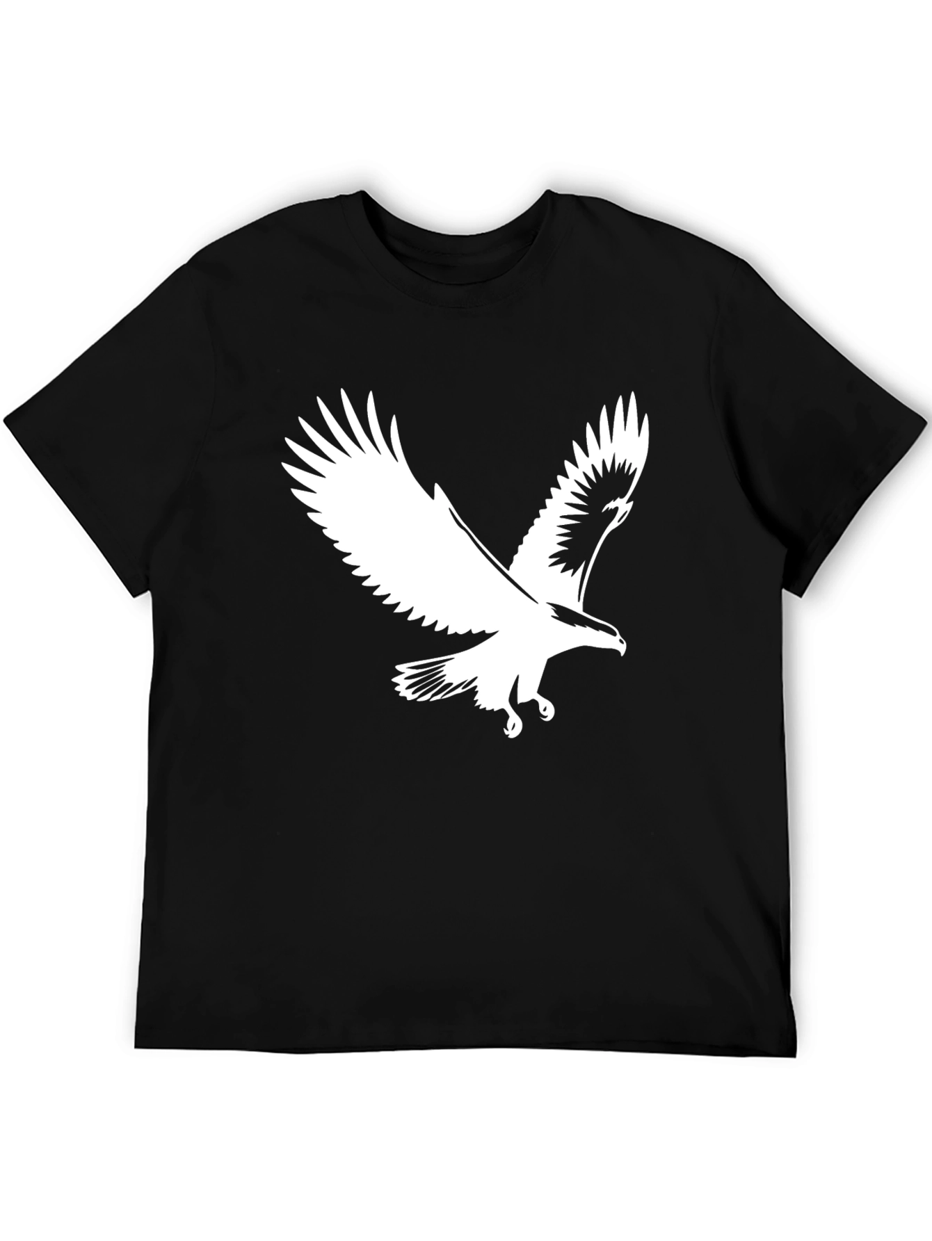 Black Eagle Graphic Tee - Men's Black T-Shirt view 5