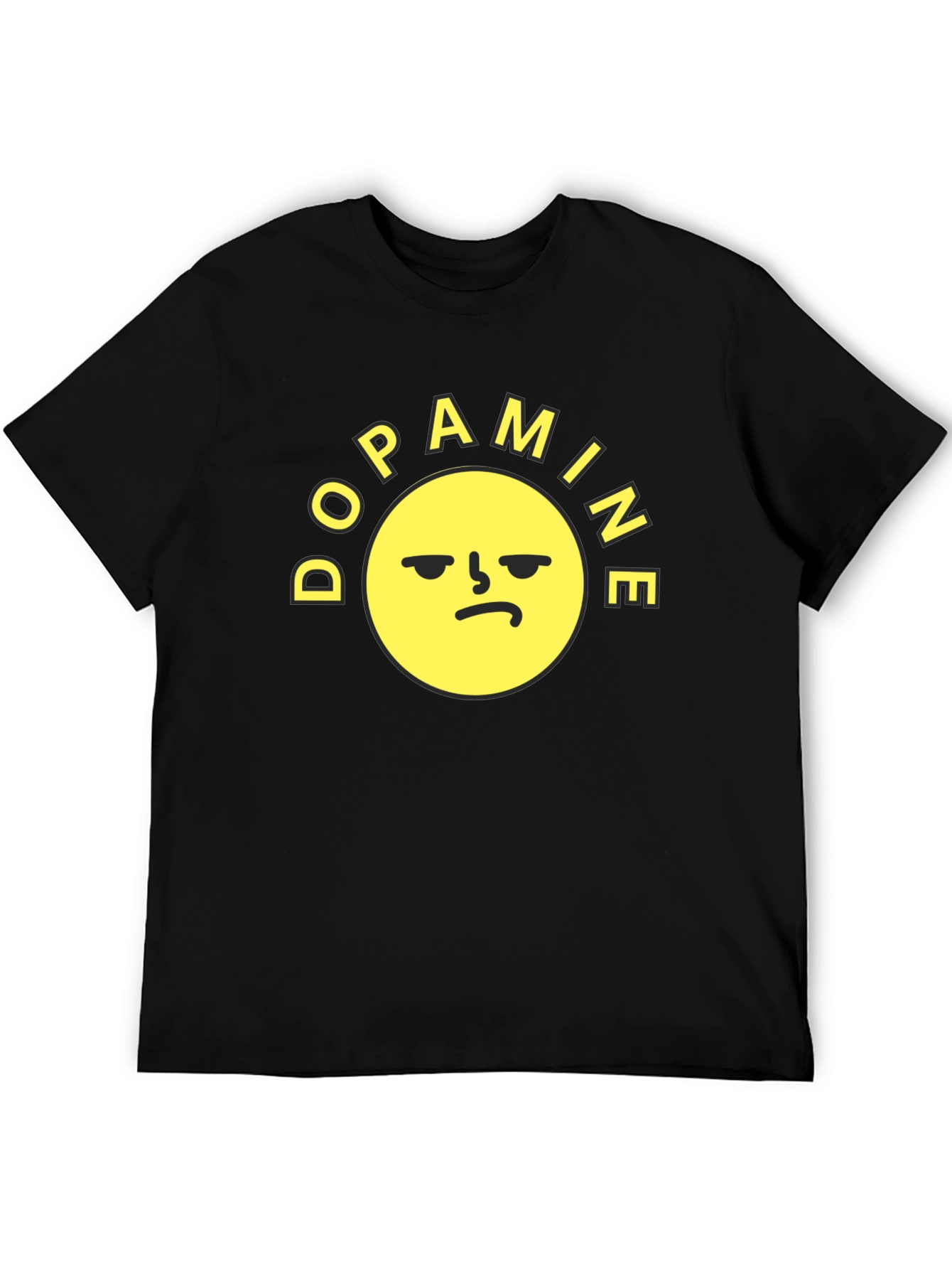 Black Dopamine Graphic T-Shirt - Express Your Mood! view 5
