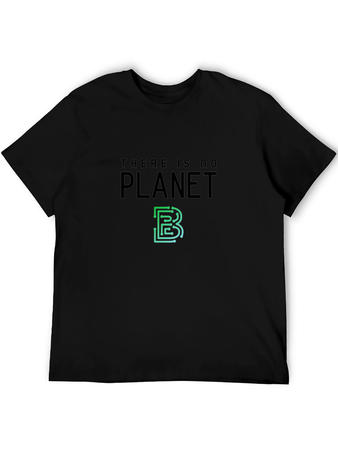 Black There is No Planet B Eco T-Shirt view 5