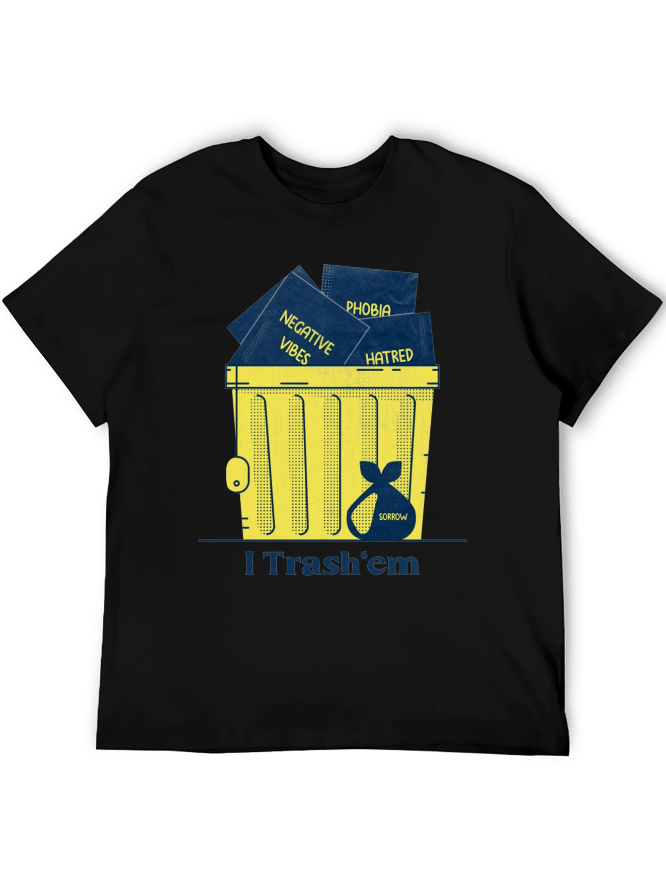 Black I Trash 'em T-Shirt view 5