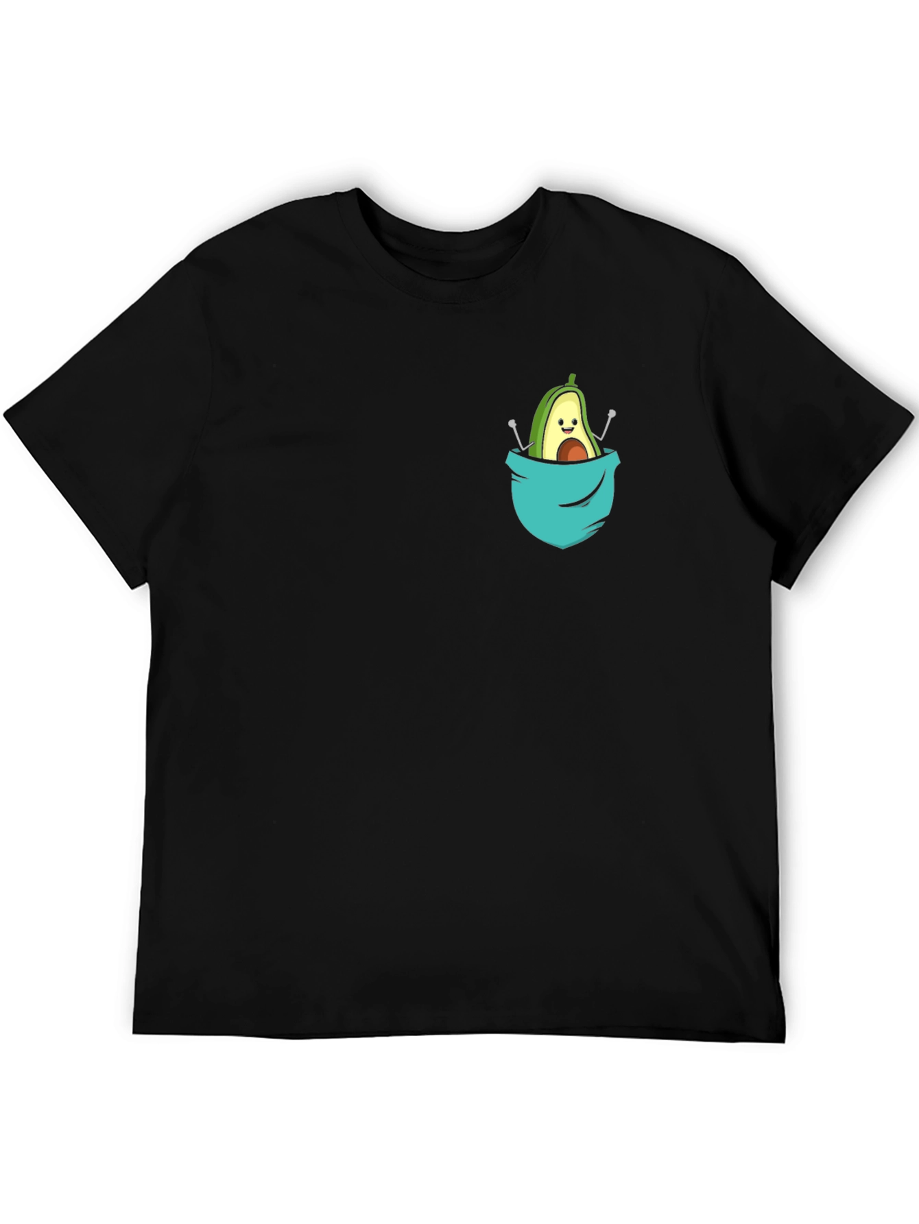 Avocado Pocket Tee - Cute Graphic T-Shirt - 5