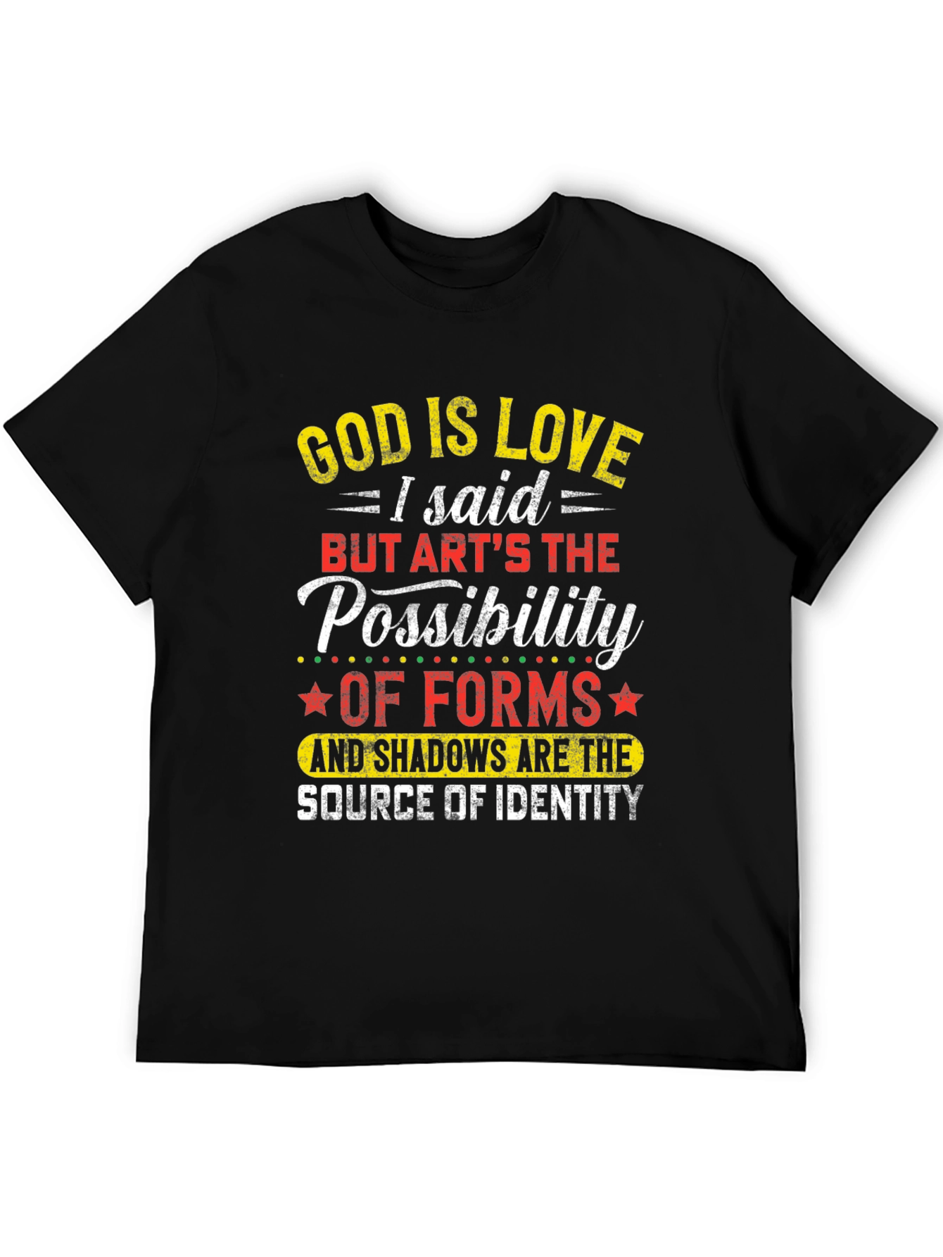 Black God is Love Graphic T-Shirt view 5