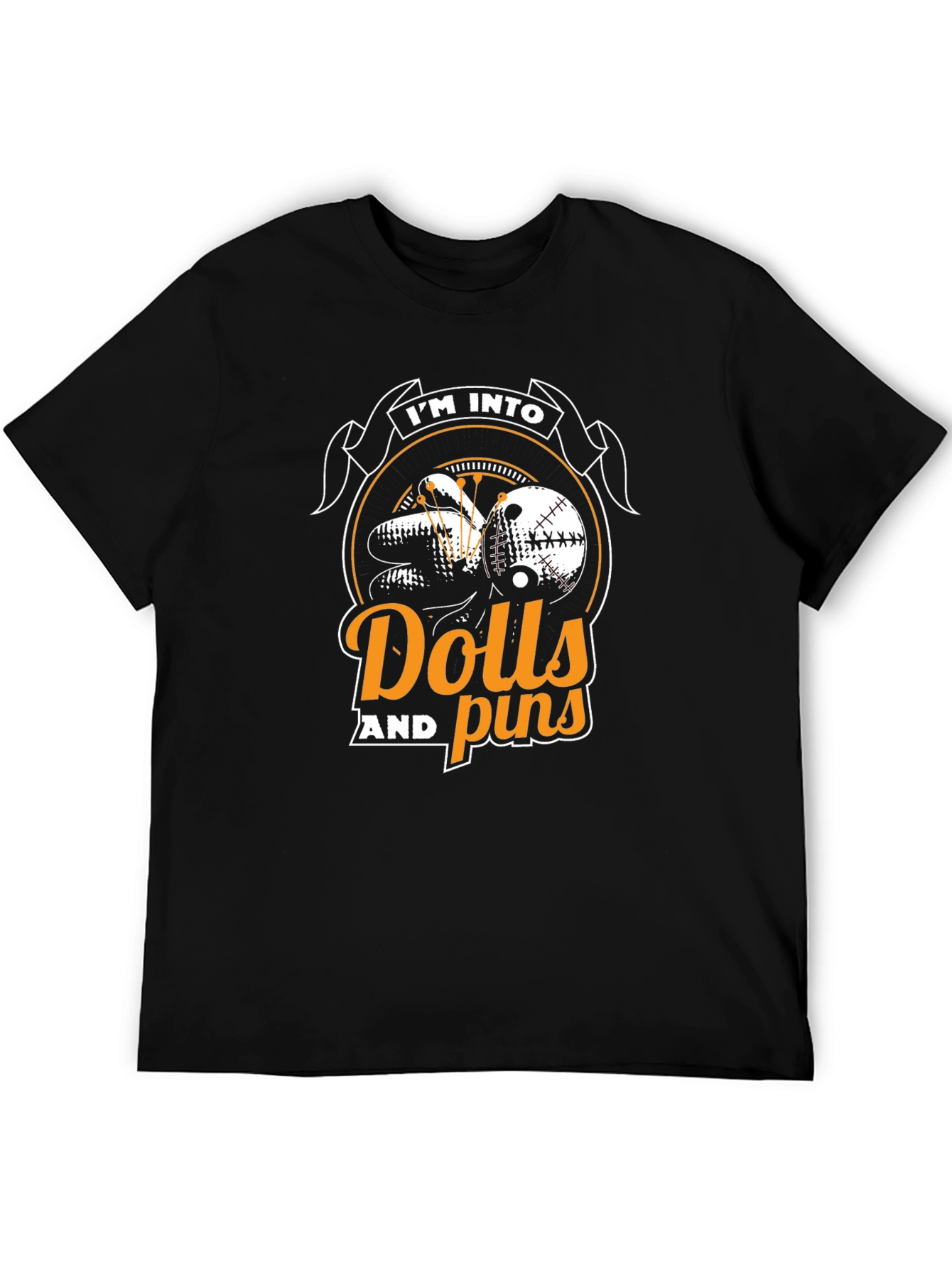 I'm Into Dolls and Pins Black T-Shirt - 5