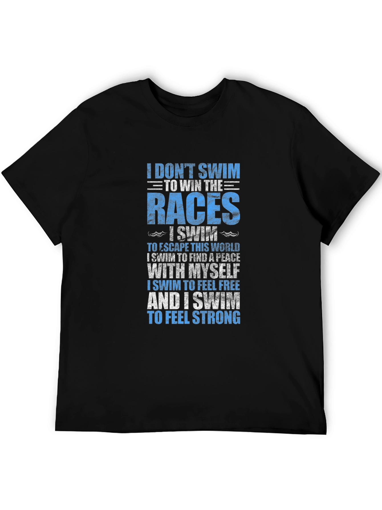 Swimmer's Motivation T-Shirt - Swim for Yourself - 5