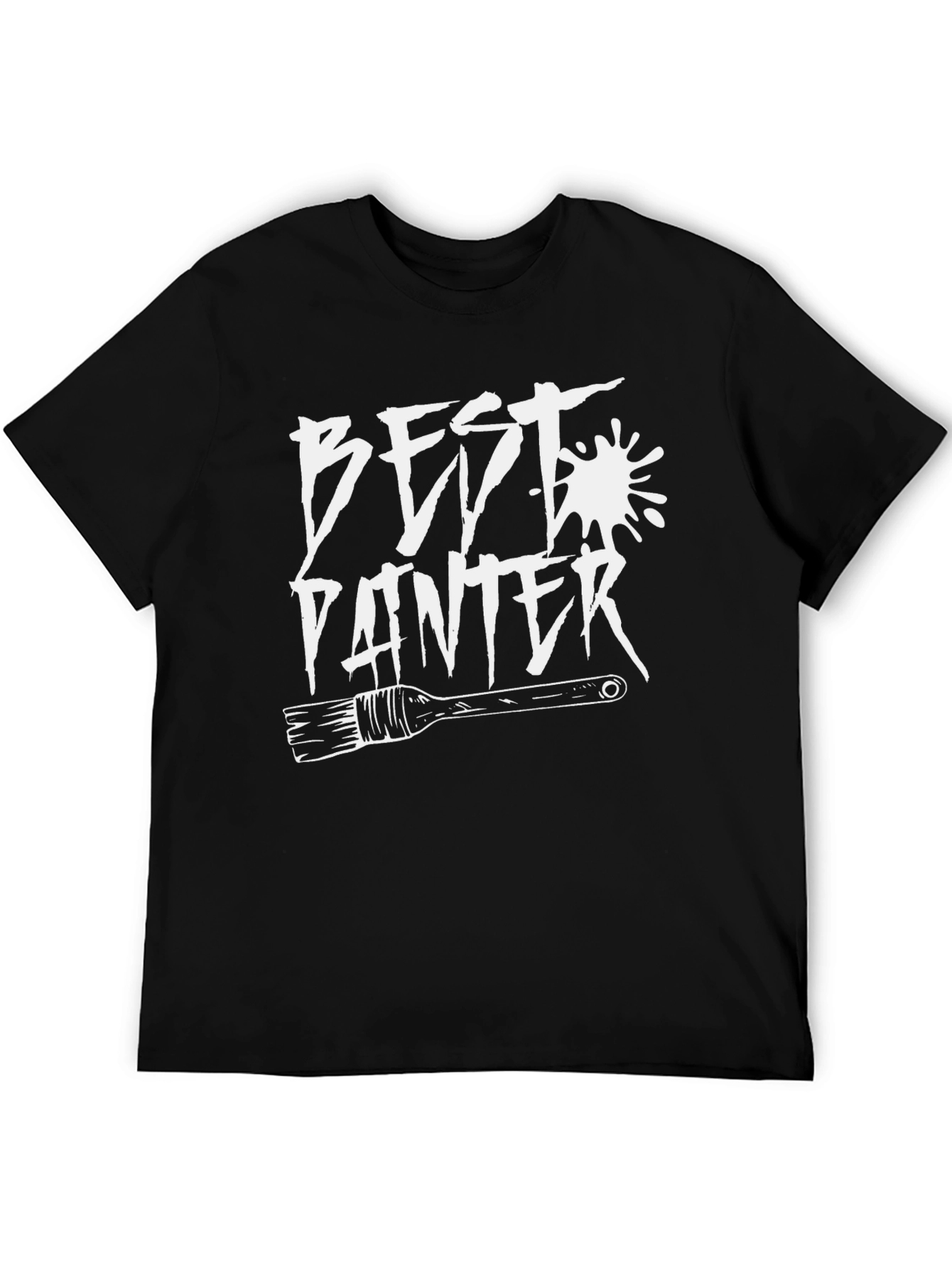 Black Best Painter Graphic T-Shirt - Black view 5