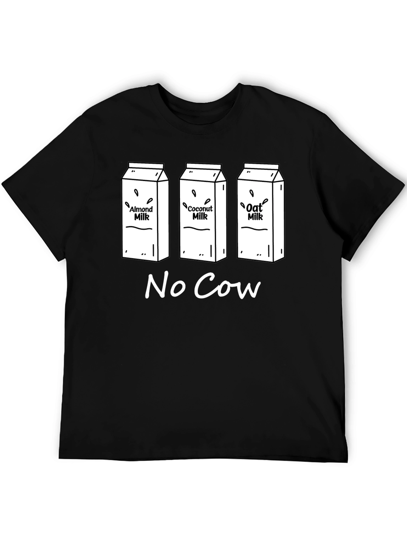 Vegan Milk T-Shirt - No Cow - 5