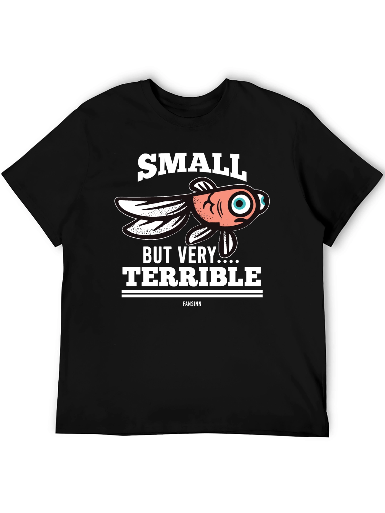 Black Small But Terrible Fish T-Shirt view 5