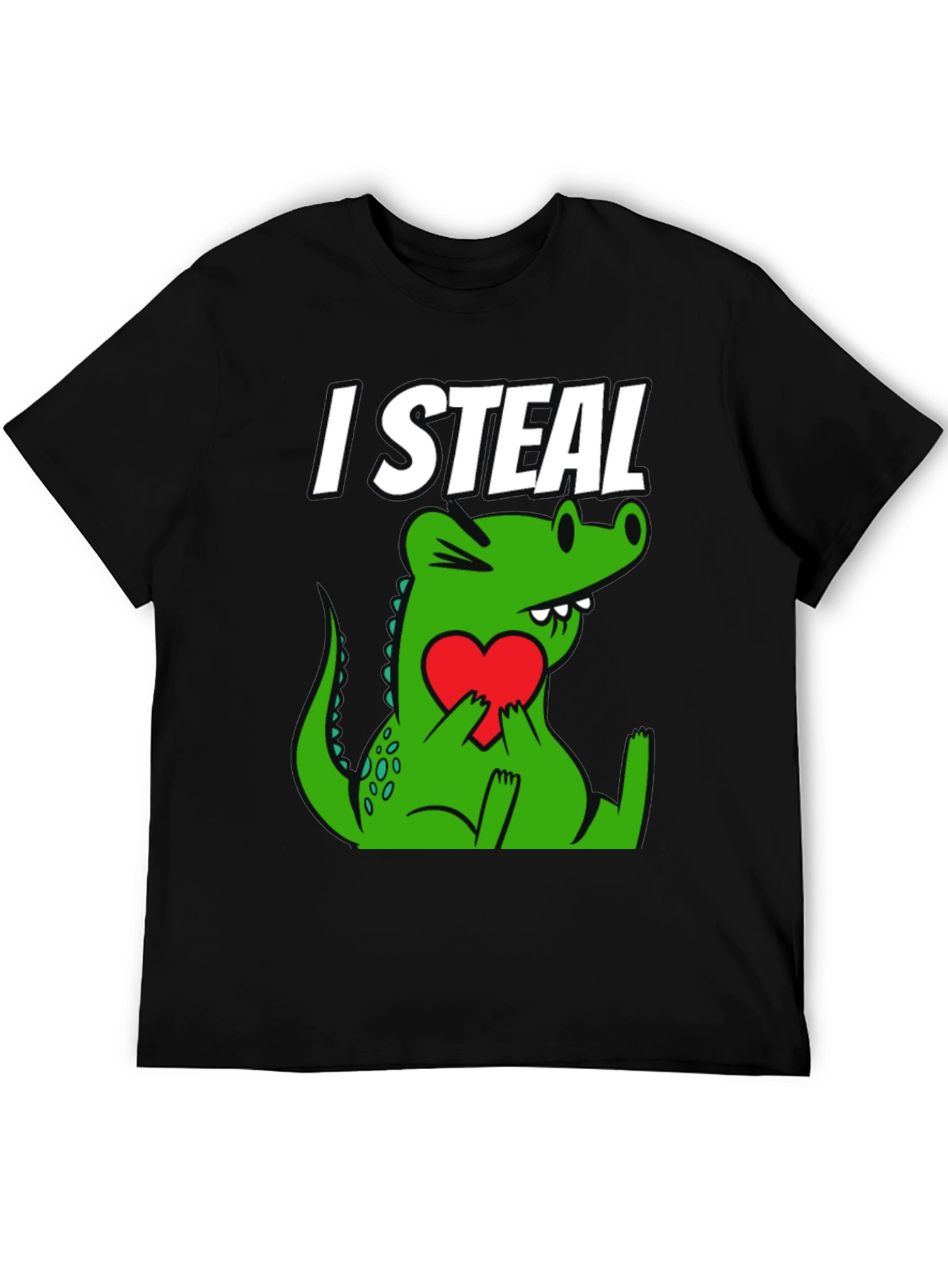 I Steal Hearts Alligator Graphic T-Shirt - 5