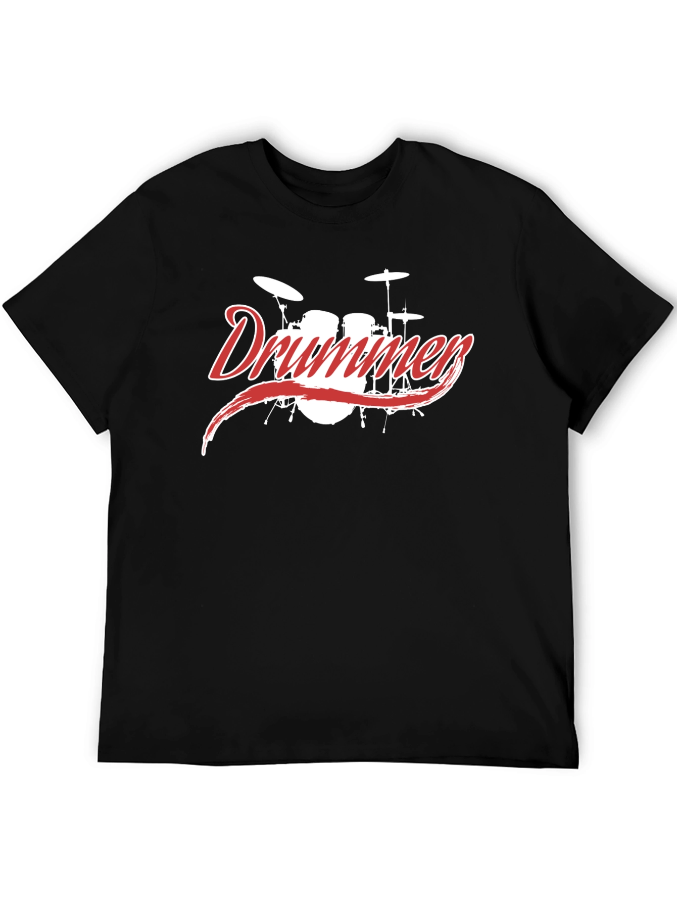 Black Drummer Graphic Tee - Black view 5