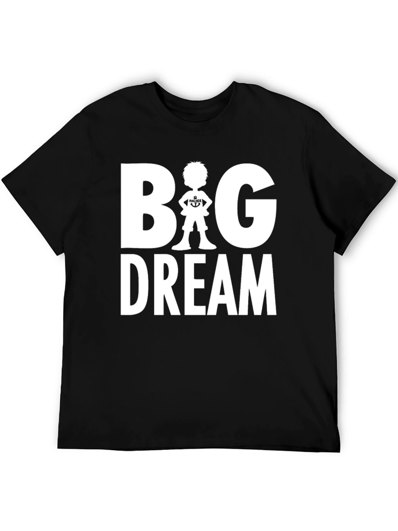 Black Big Dream Graphic T-Shirt - Classic Black Tee view 5
