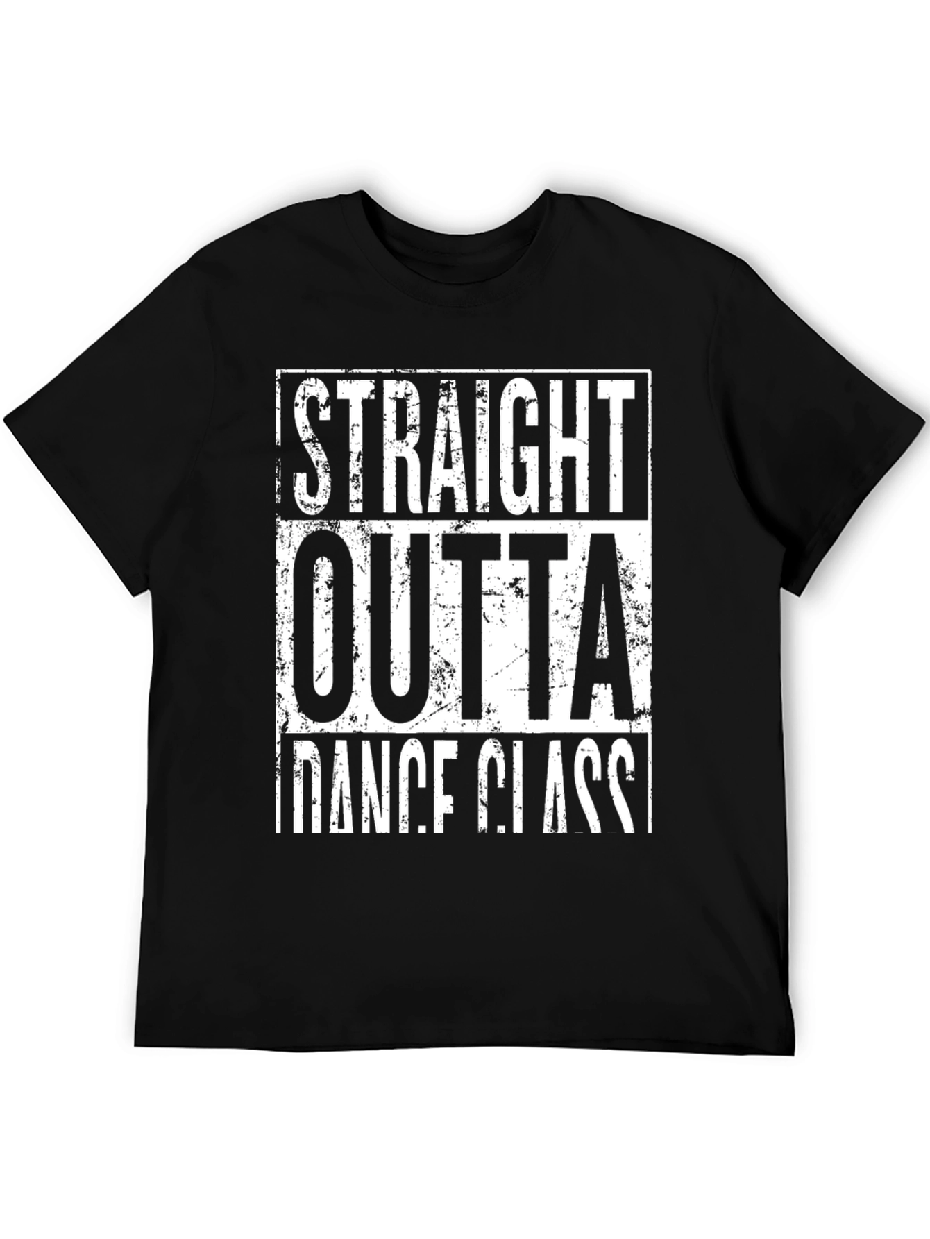 Black Straight Outta Dance Class Graphic Tee view 5