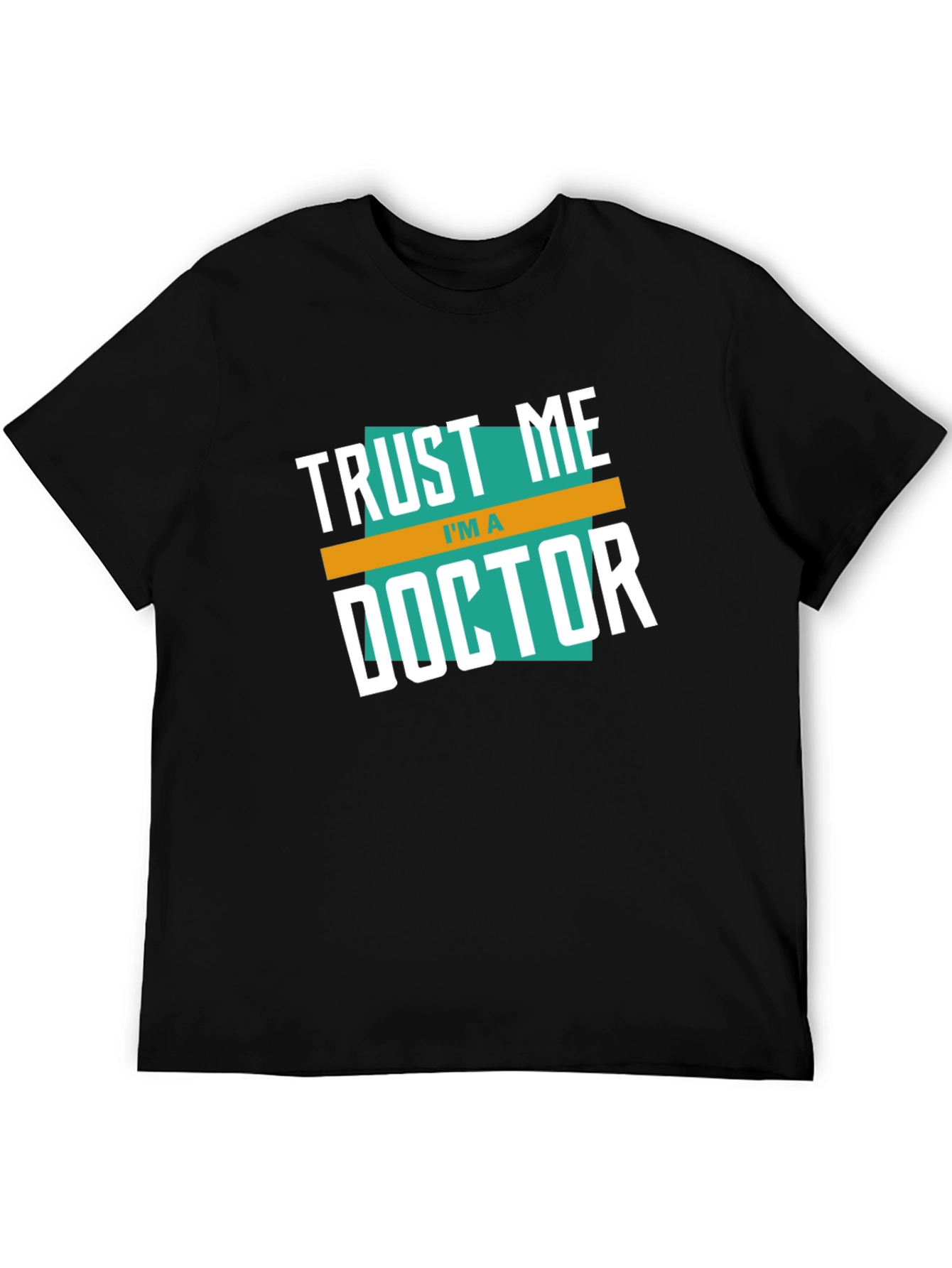 Black Trust Me I'm a Doctor Graphic T-Shirt view 5