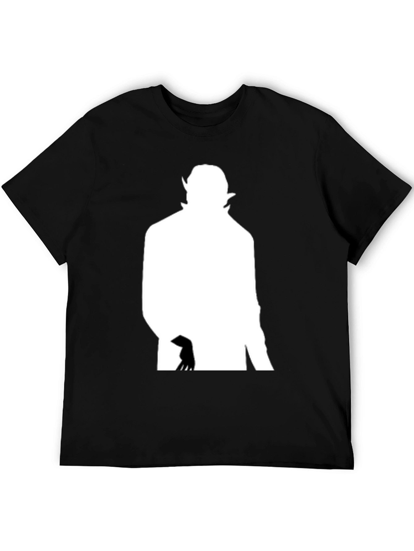 Black Silhouette Graphic Tee - Black view 5
