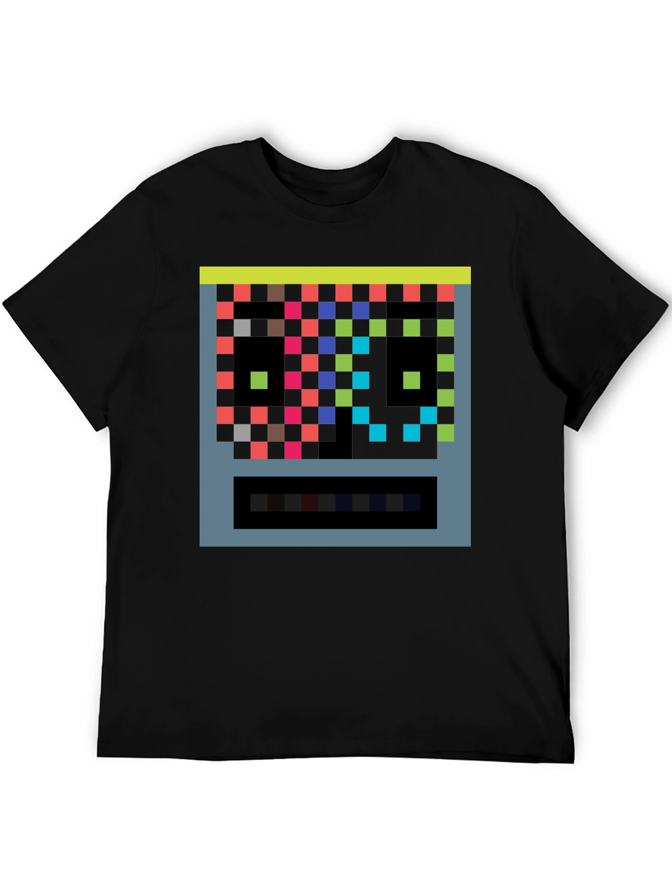 Black Pixelated Arcade Game T-Shirt - Retro Gaming view 5