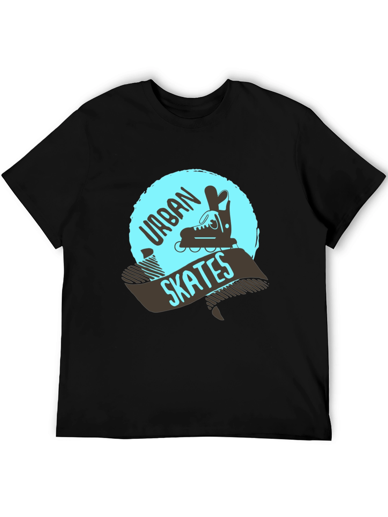Black Urban Skates Graphic T-Shirt - Stylish & Comfortable view 5