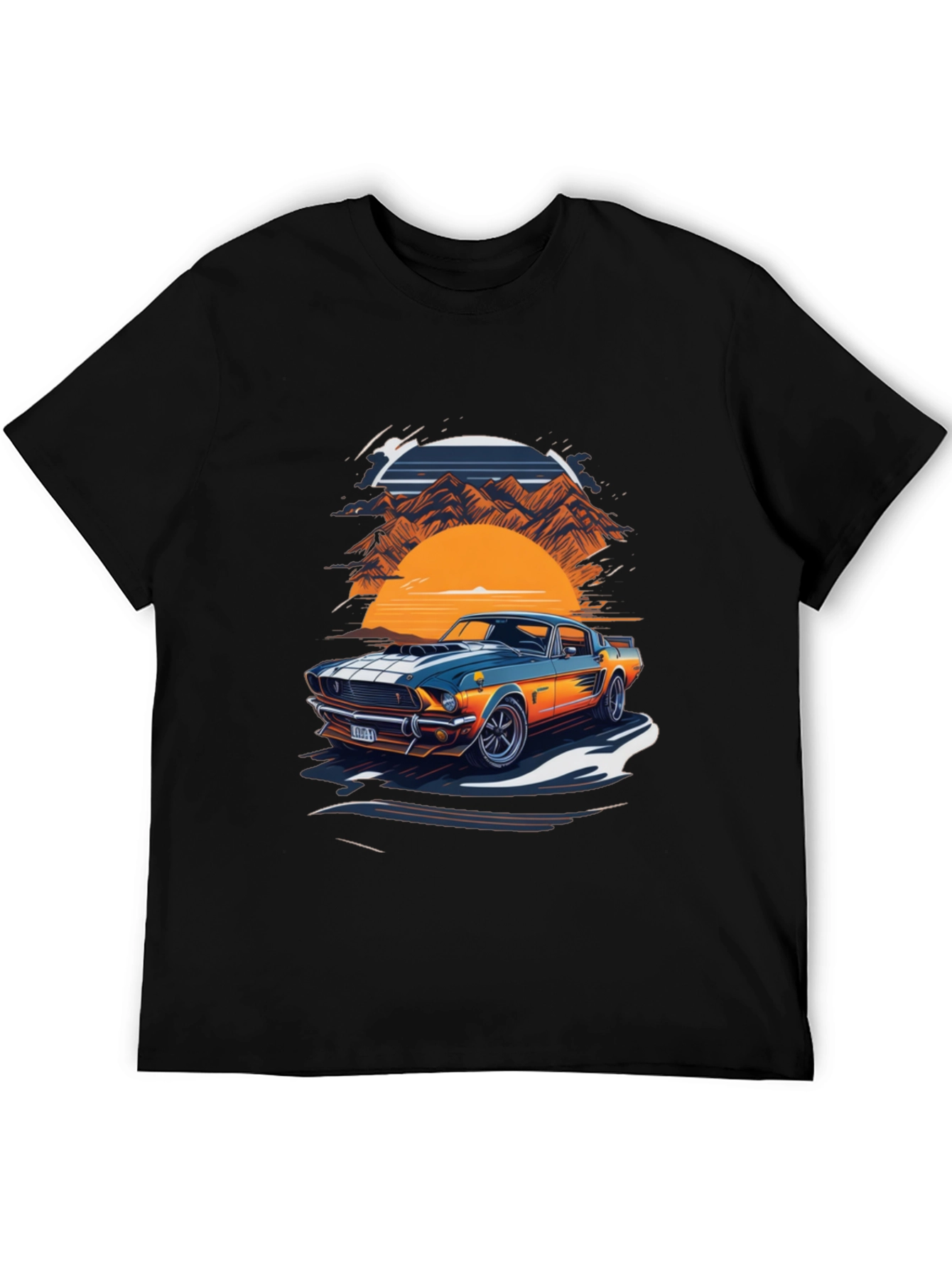 Retro Car Graphic Tee - Classic Style - 5