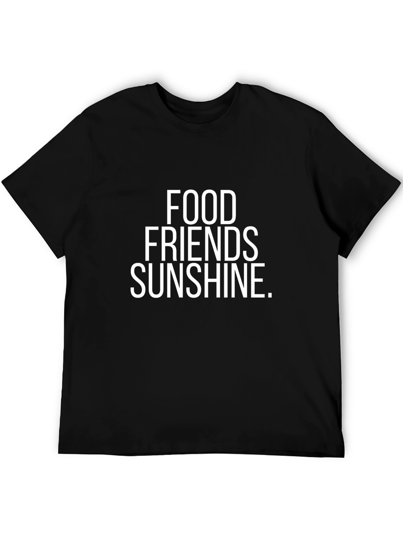 Black Food Friends Sunshine T-Shirt view 5