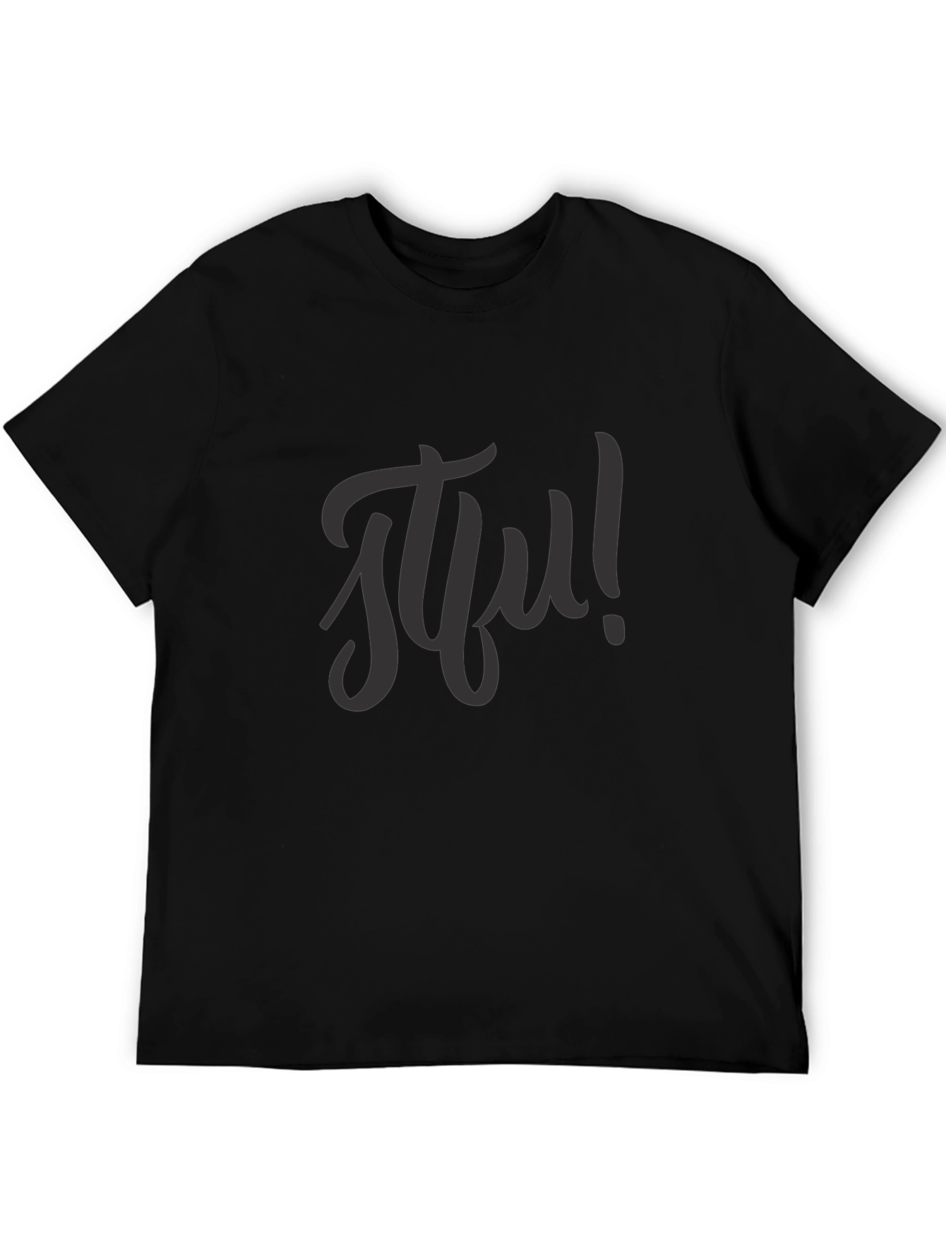 Black Black STFU Graphic Tee - Casual Style view 5