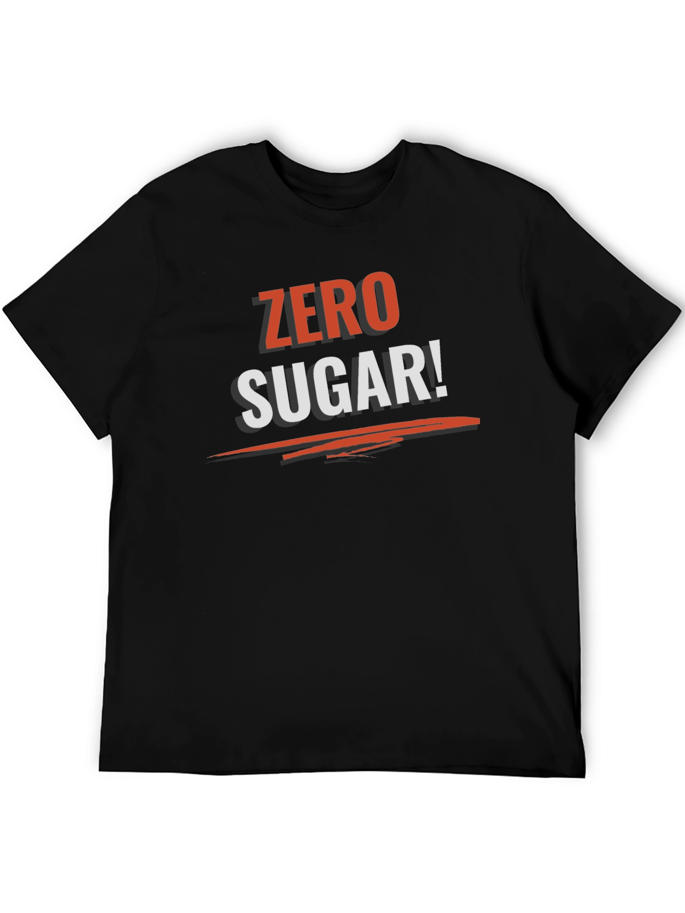 Black Zero Sugar Graphic Tee - Black Cotton T-Shirt view 5