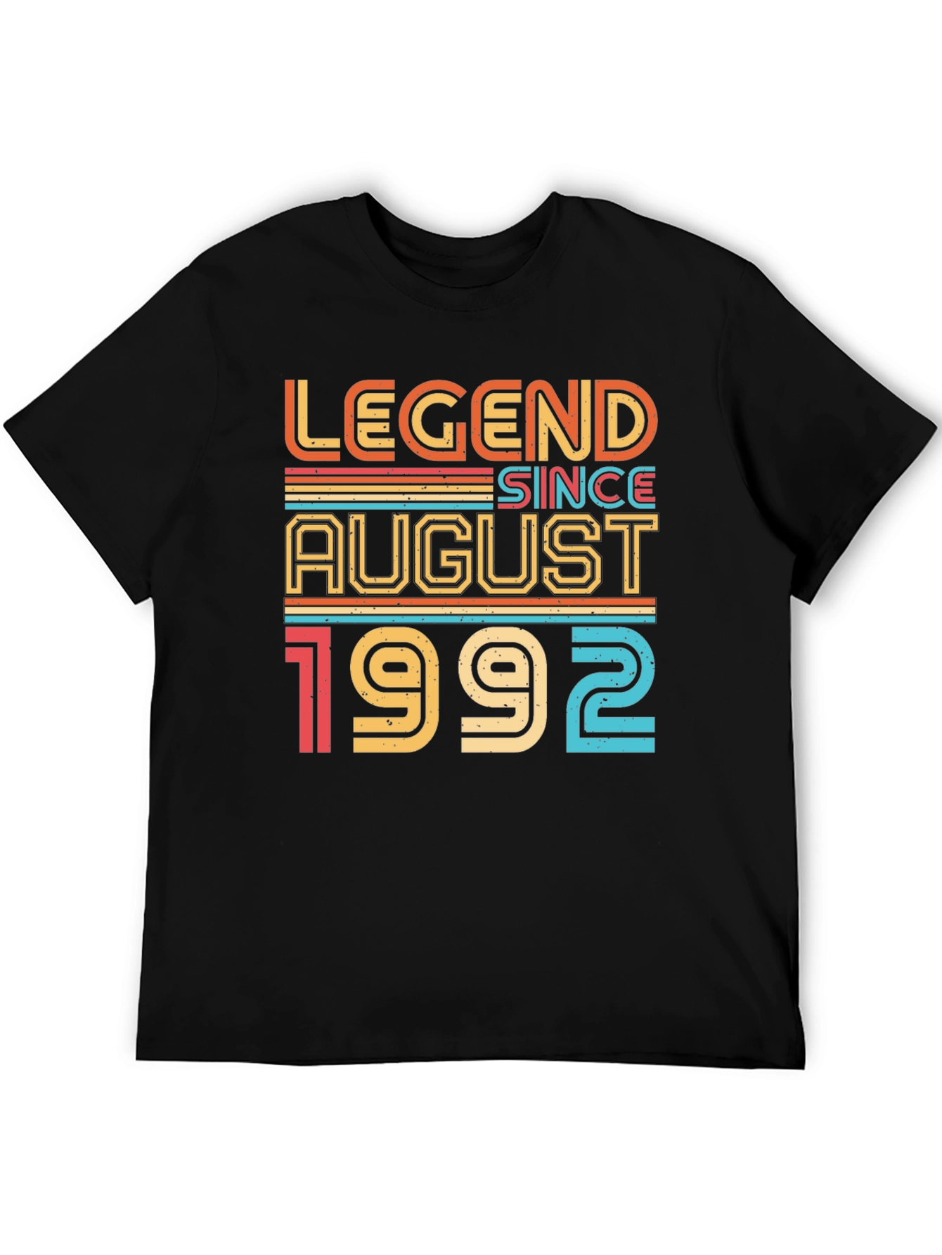 Black Legend Since August 1992 - Graphic T-Shirt view 5