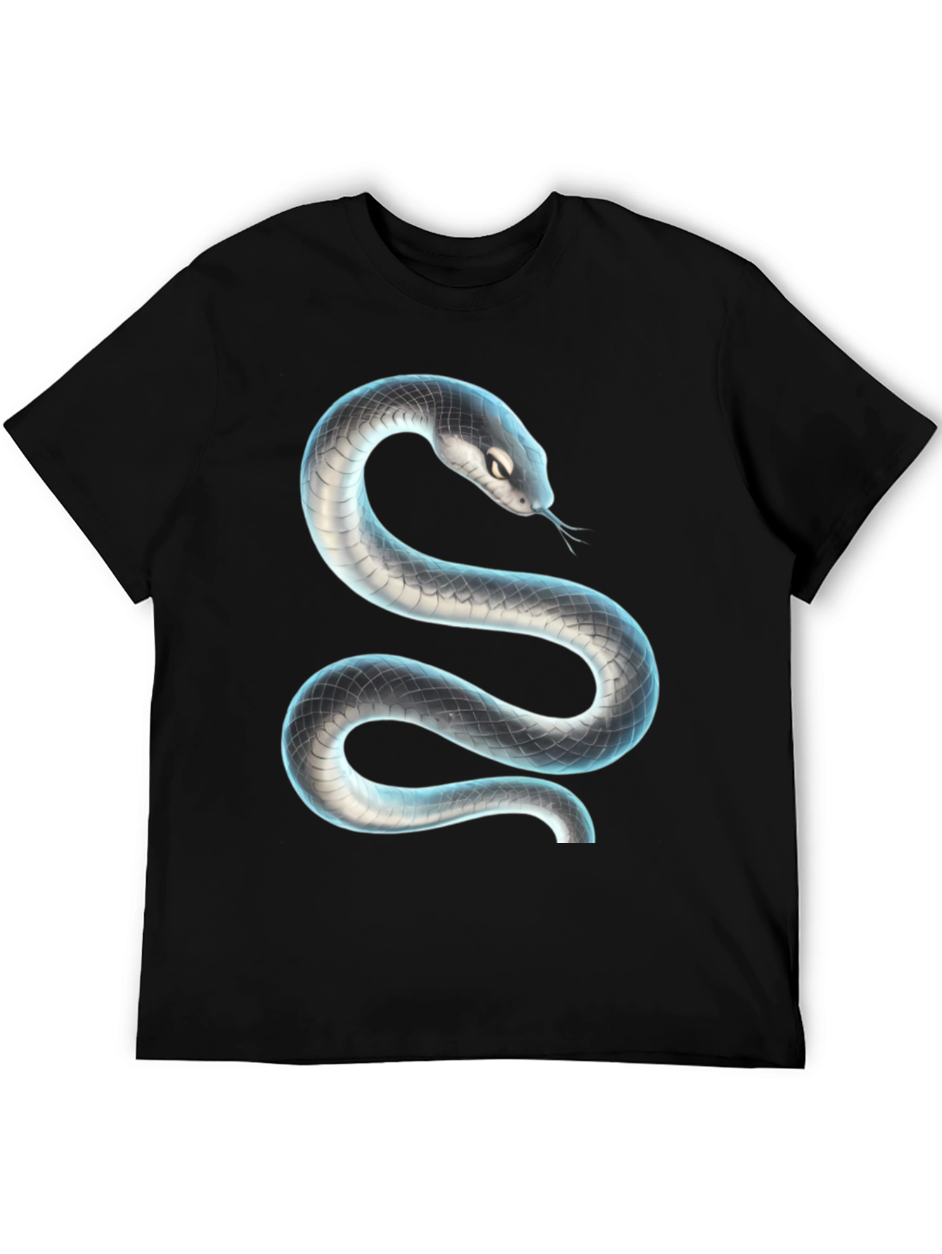 Black Black Snake Graphic T-Shirt view 5