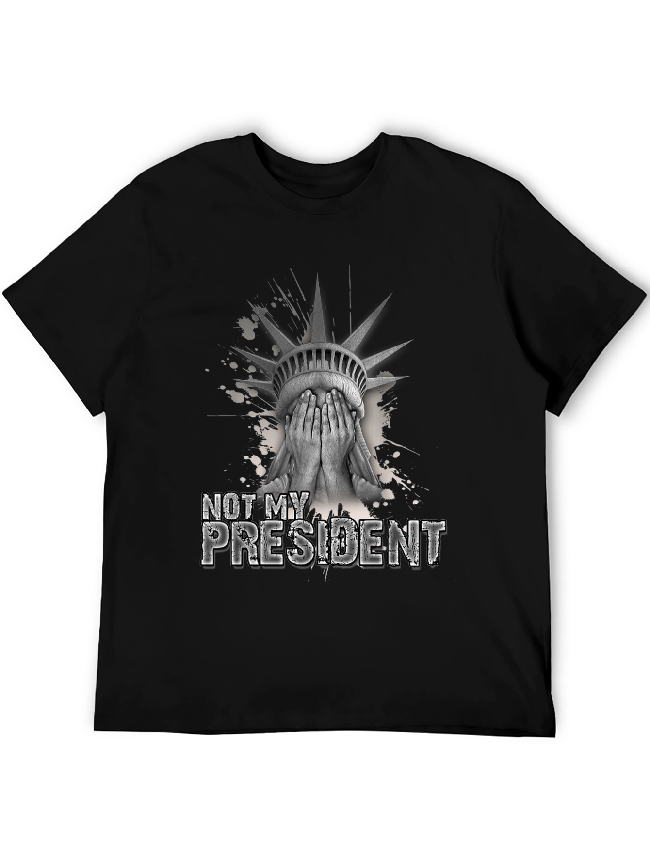 Black Not My President Graphic T-Shirt view 5