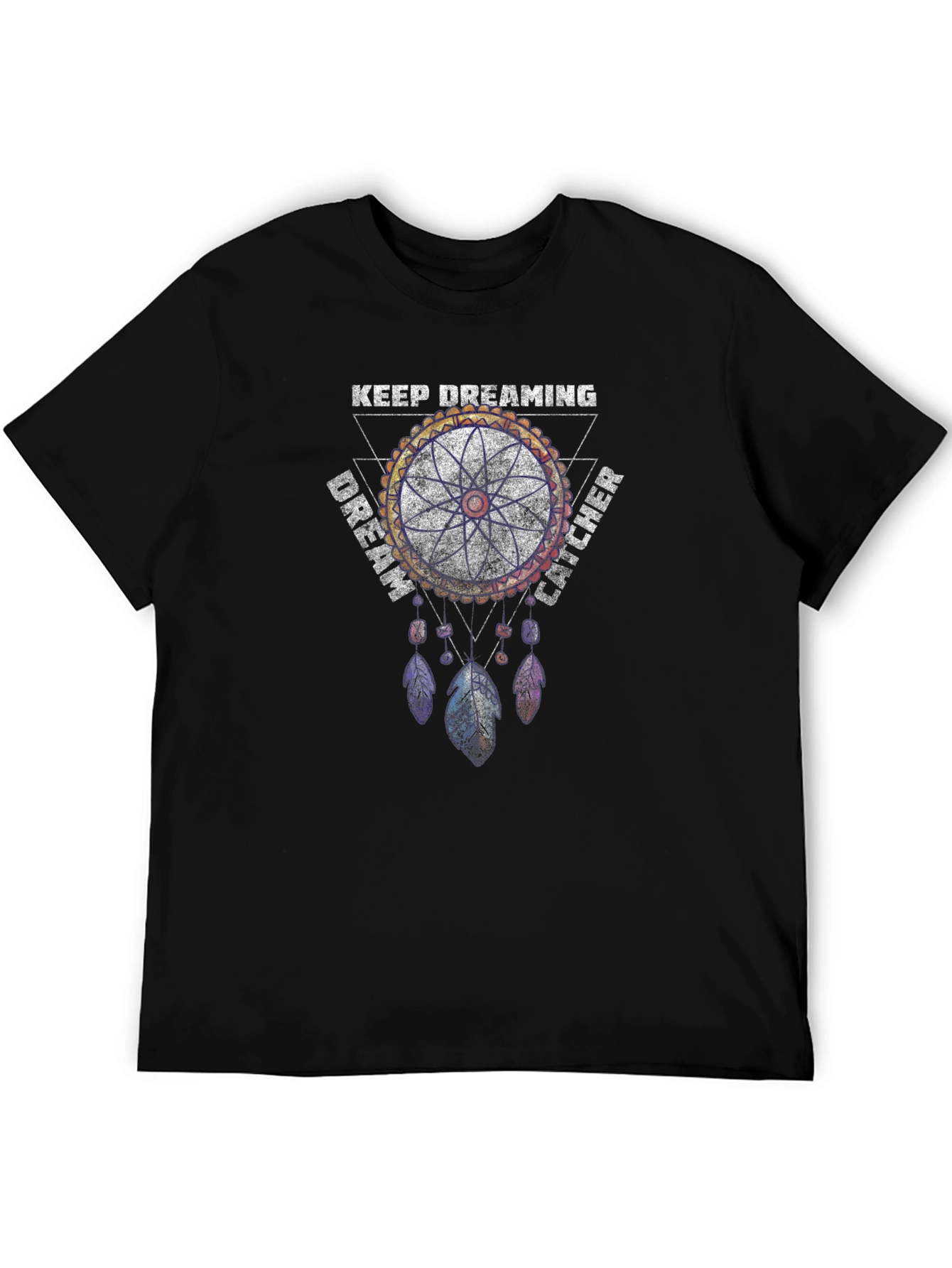 Black Dream Catcher Graphic Tee - Keep Dreaming T-Shirt view 5