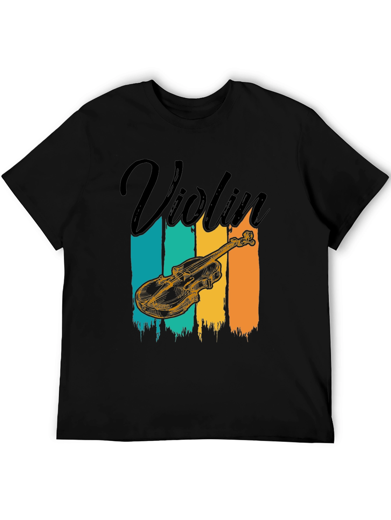 Black Violin Graphic T-Shirt: Retro Music Lover Tee view 5