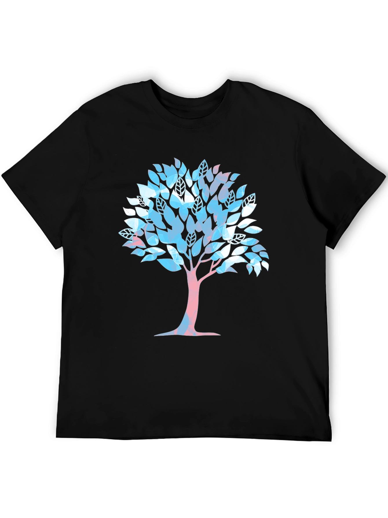 Black Transgender Tree of Life T-Shirt view 5