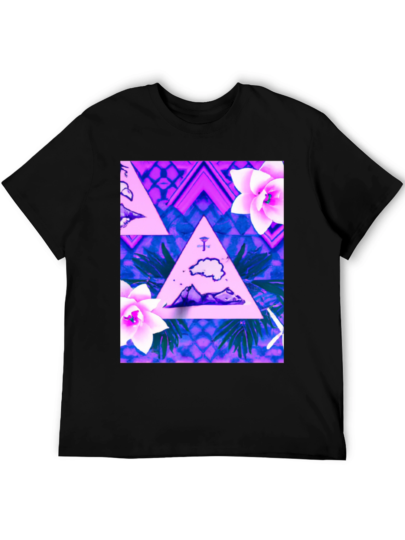 Tropical Triangle Graphic Tee - 5