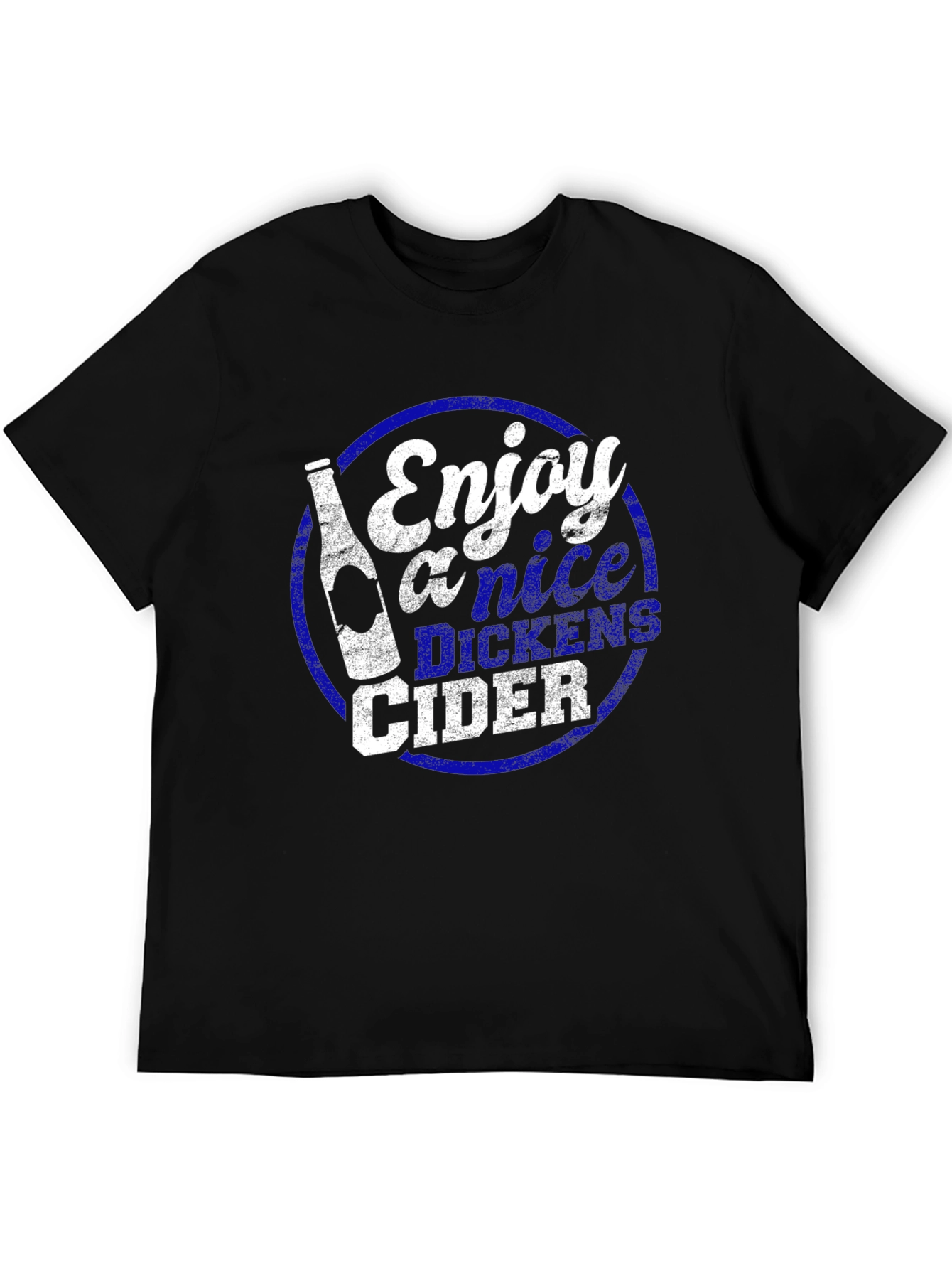 Black Enjoy Dickens Cider Graphic T-Shirt view 5