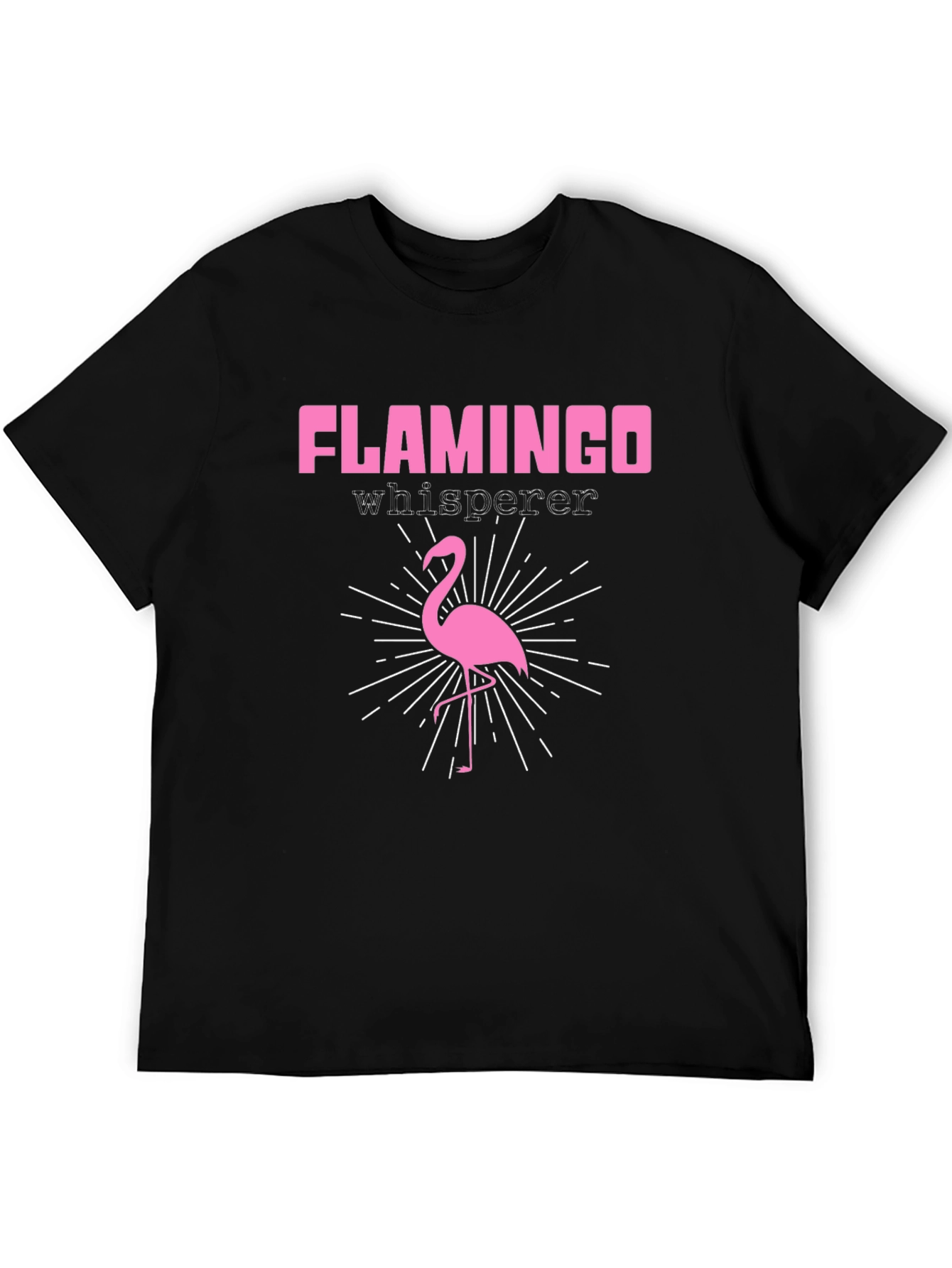 Black Flamingo Whisperer Graphic Tee view 5