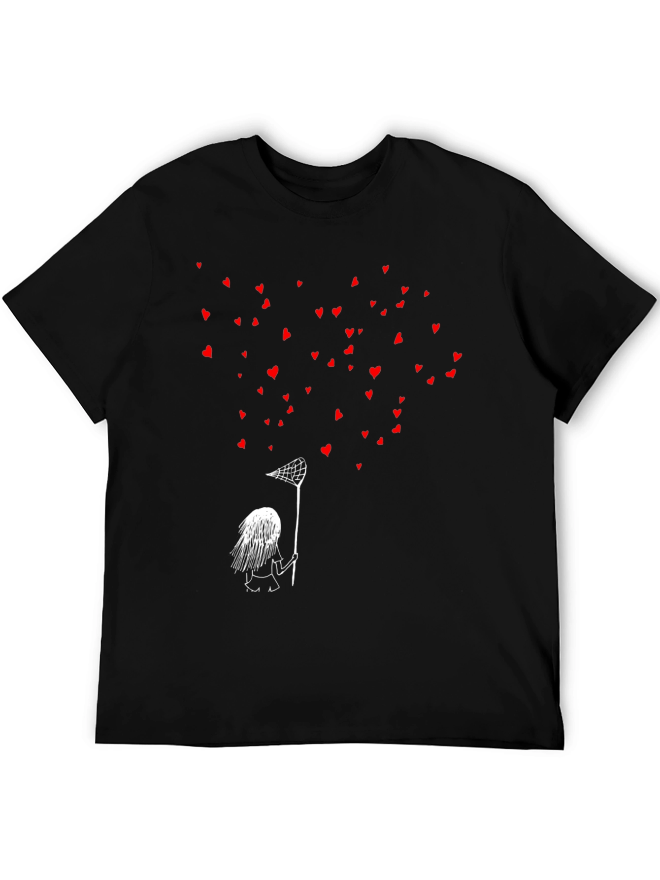 Black Heart Catcher T-Shirt - Express Your Love view 5