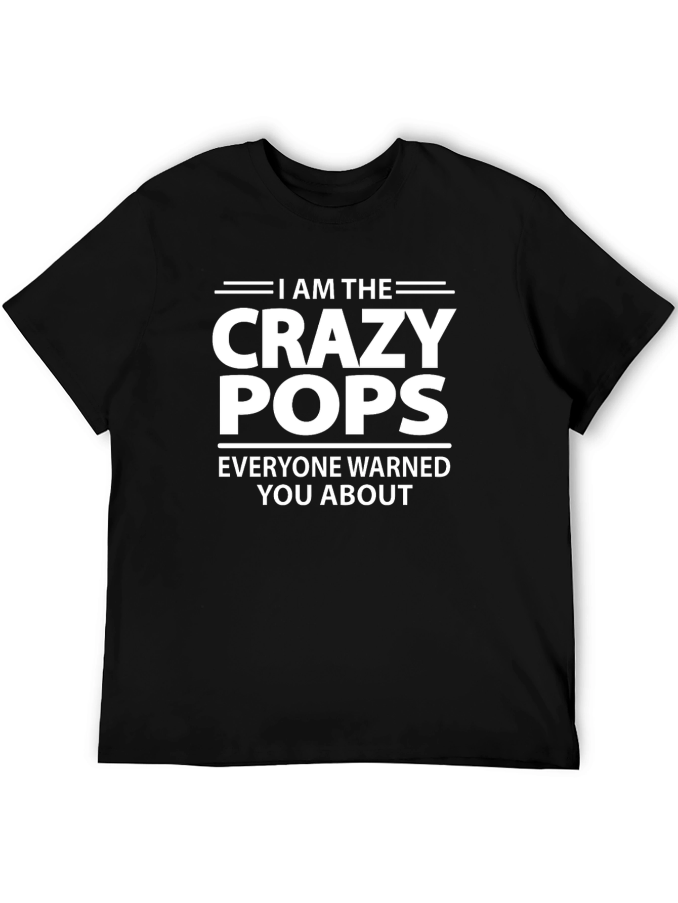 Black Crazy Pops T-Shirt - Warned You About! view 5