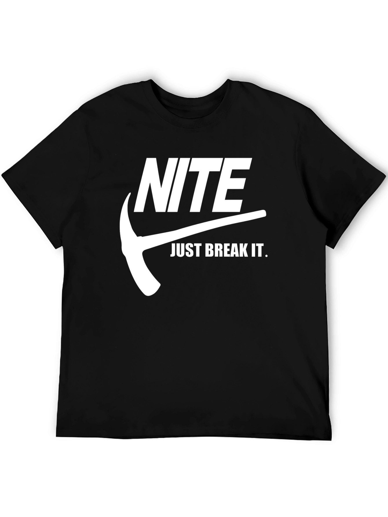 Black Nite Just Break It T-Shirt - Black view 5
