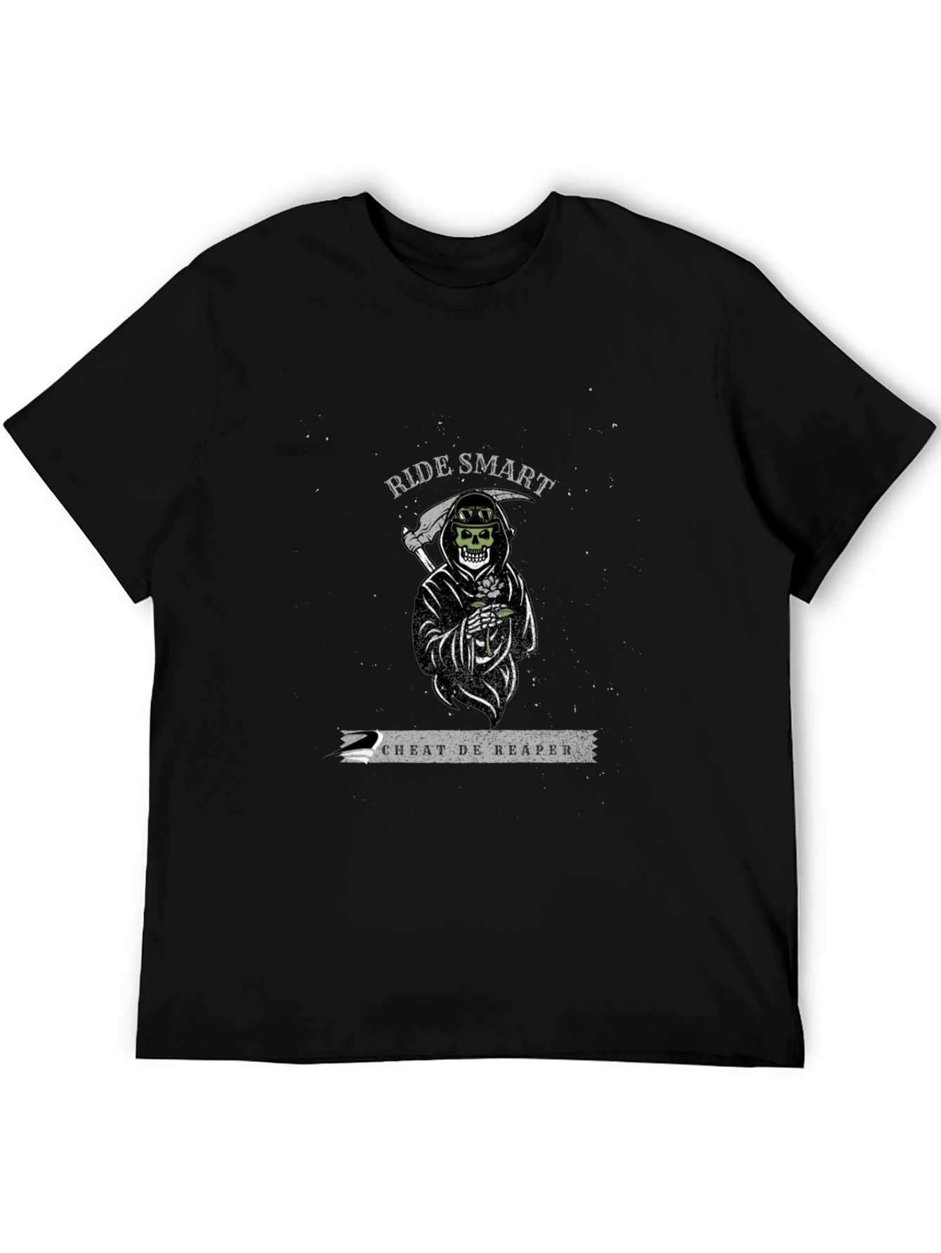 Black Ride Smart Grim Reaper T-Shirt view 5