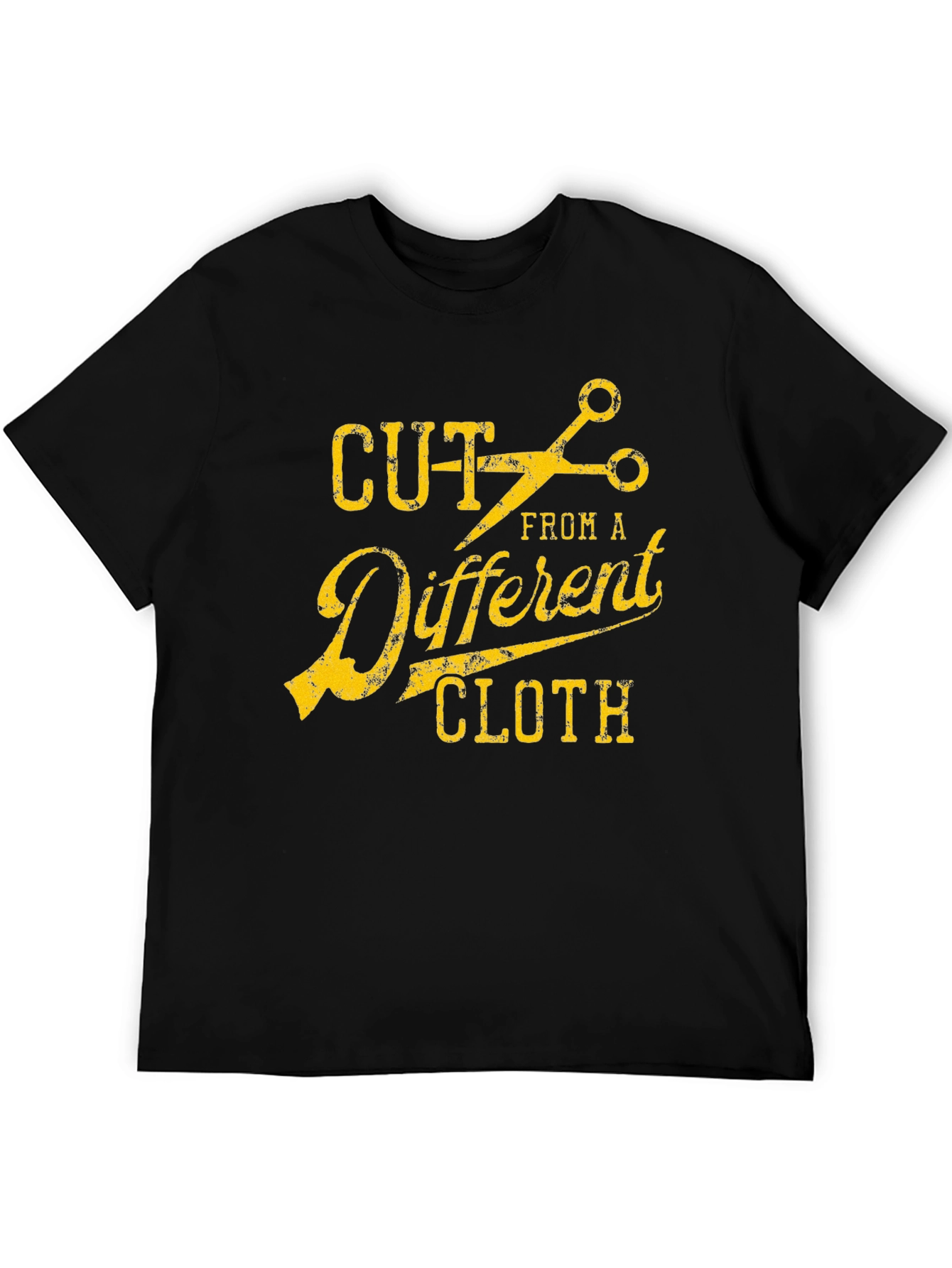 Black Cut From a Different Cloth Graphic Tee view 5
