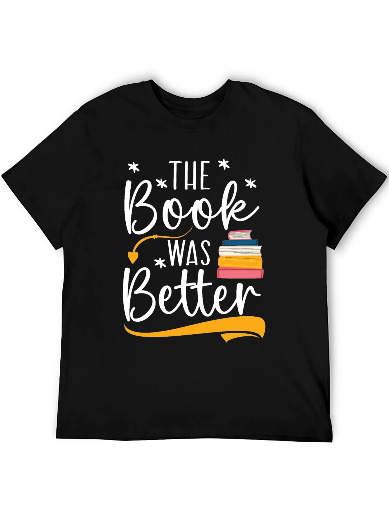 Black Book Lover T-Shirt - The Book Was Better Tee view 5