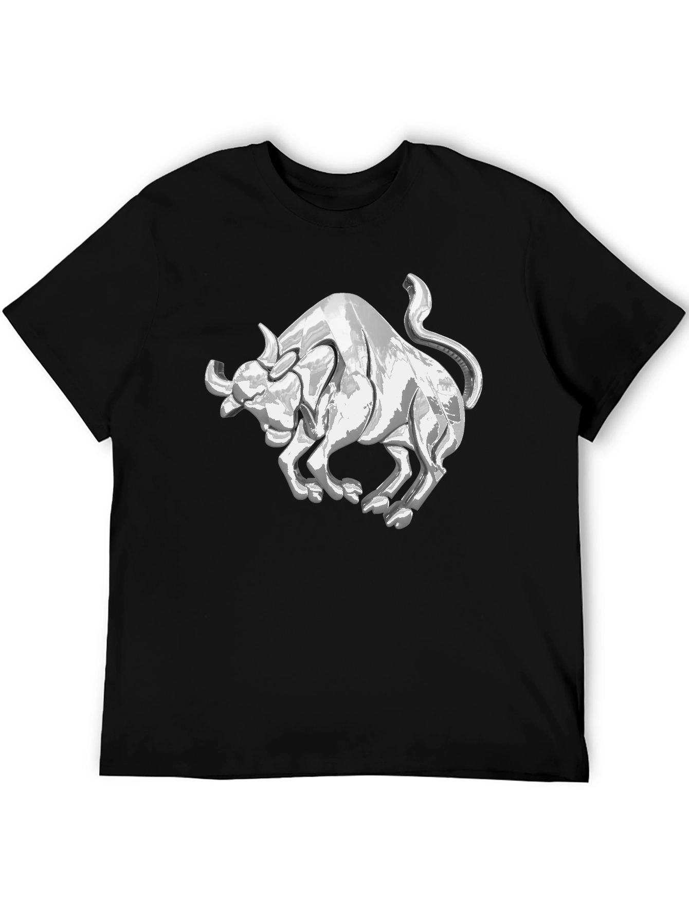 Black Black Bull Graphic Tee - Stylish Men's T-Shirt view 5