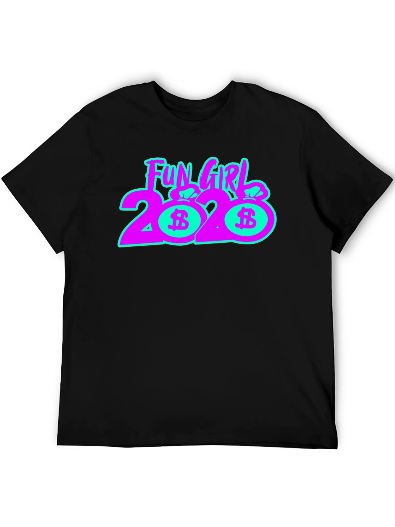 Black Fun Girl 2020 Graphic Tee view 5