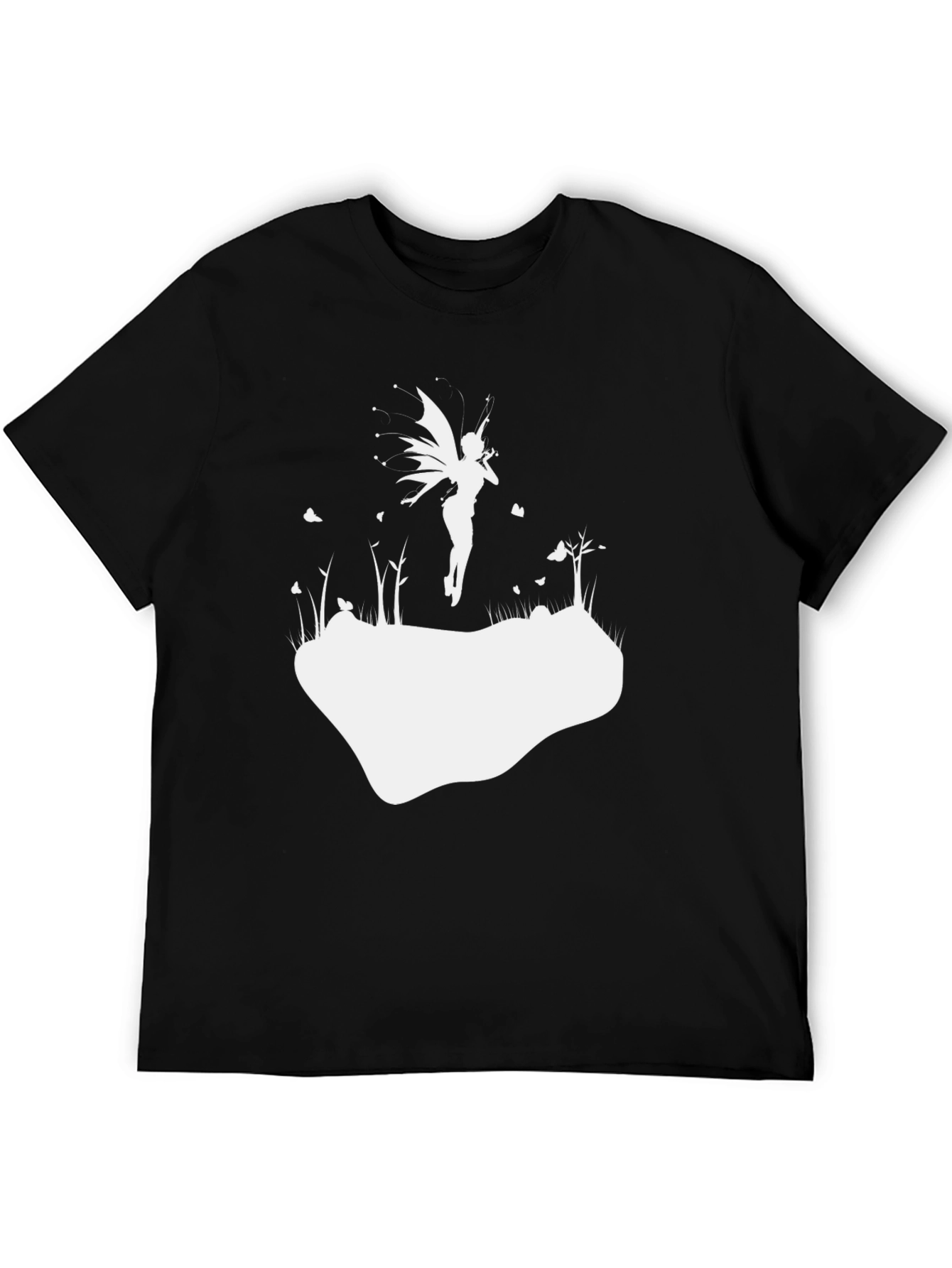 Black Enchanted Fairy T-Shirt - Black Cotton Tee view 5