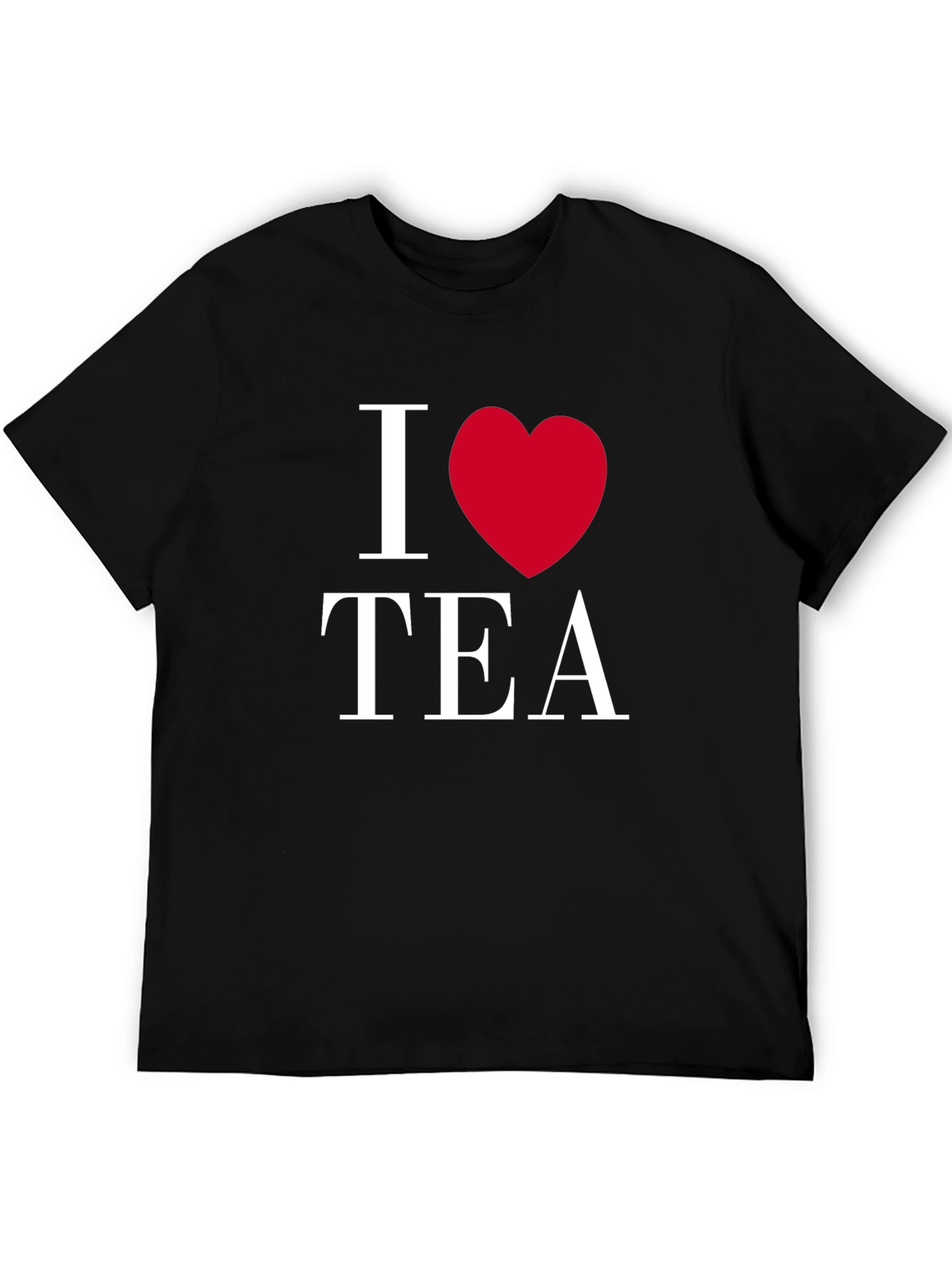 Black I Heart Tea Black Graphic Tee view 5