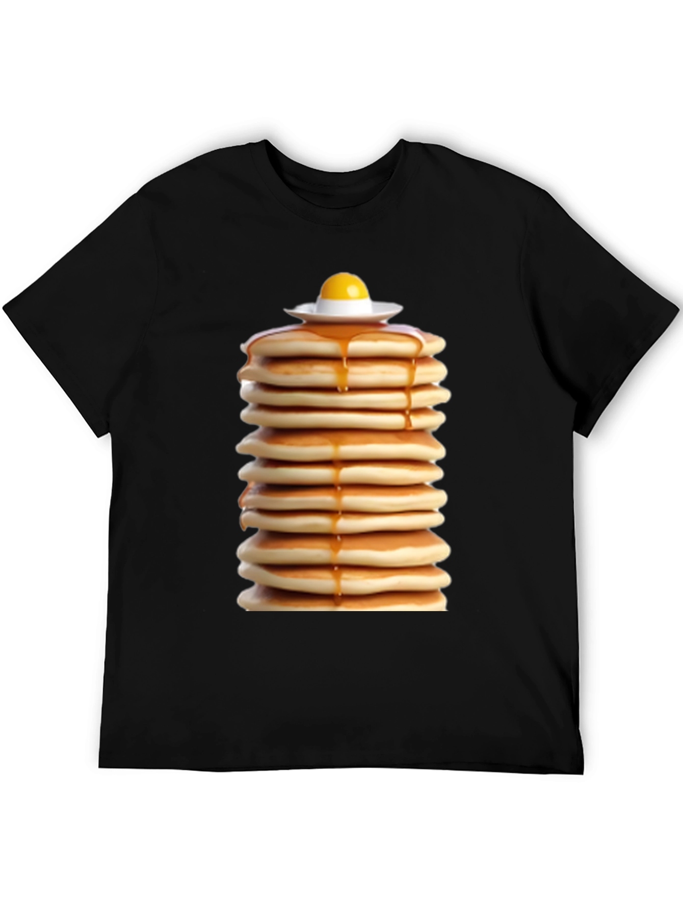 Pancake Stack Tee - Breakfast Food T-Shirt - 5